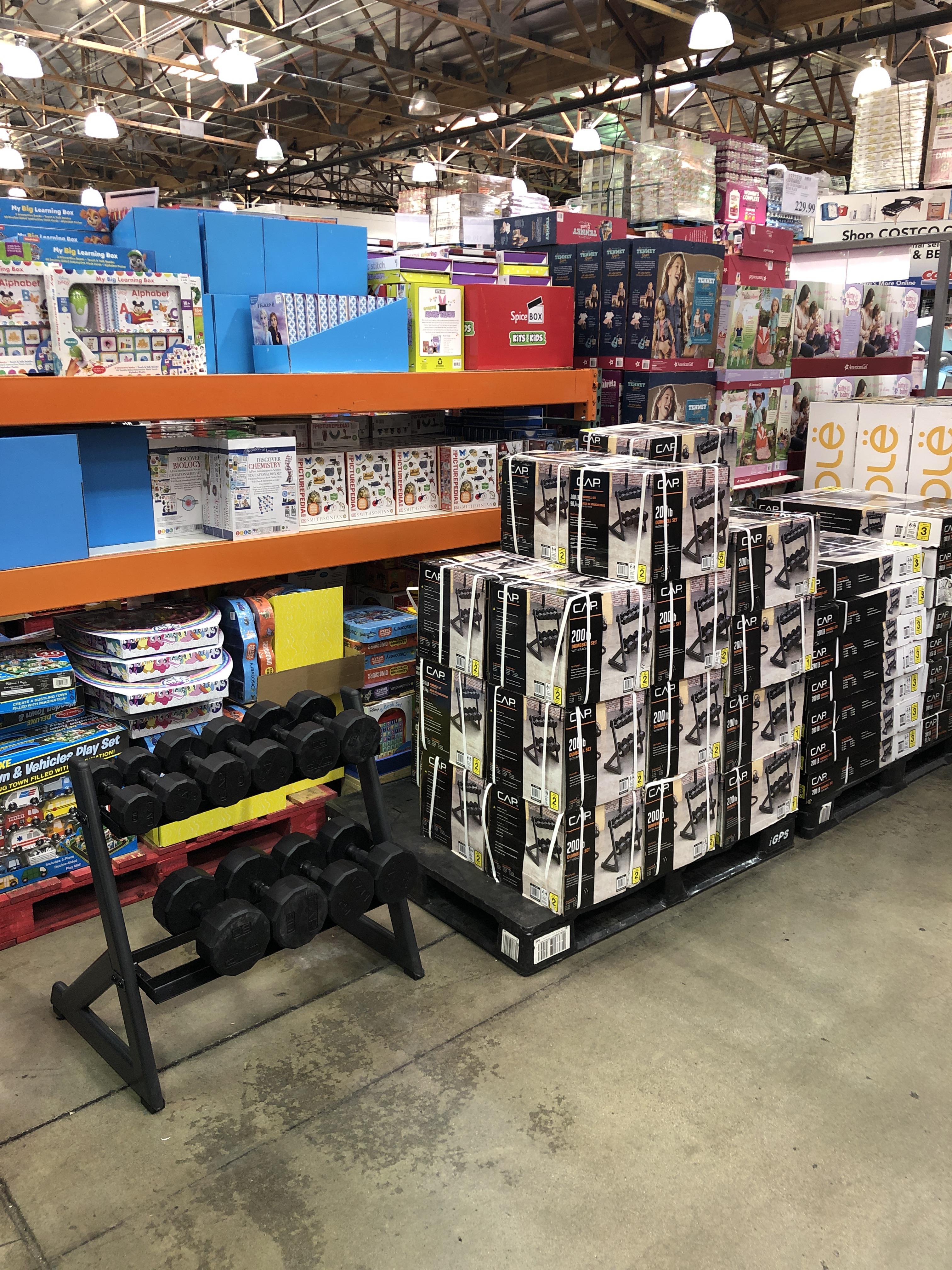 CAP 200lbs dumbbell set for 229 Costco r/homegym