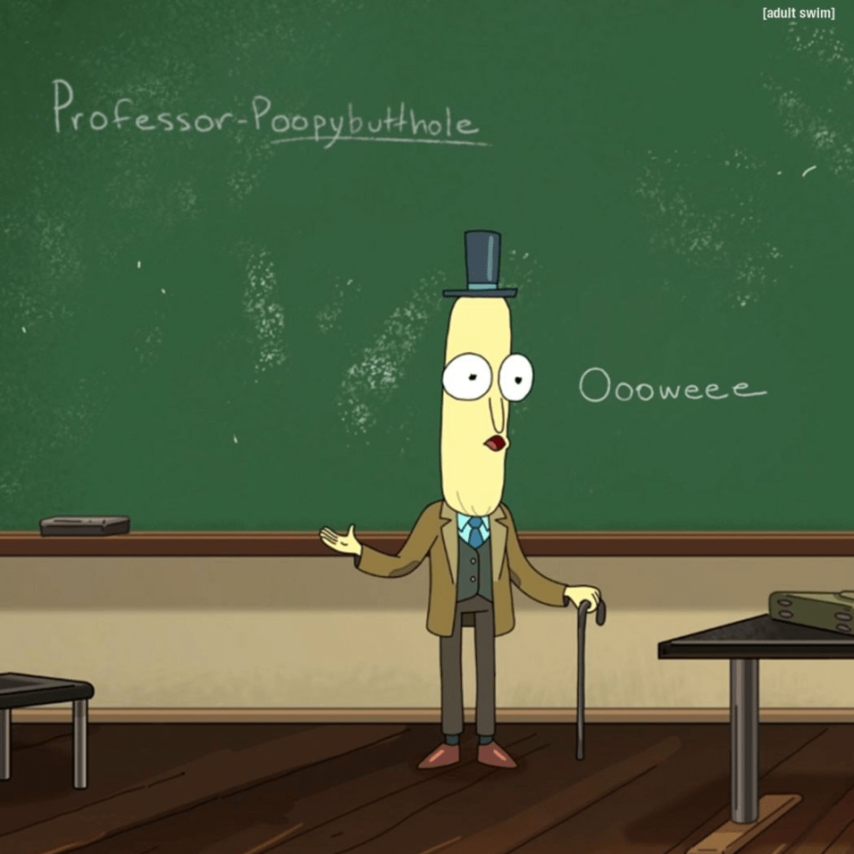 Rate My Professor r/rickandmorty