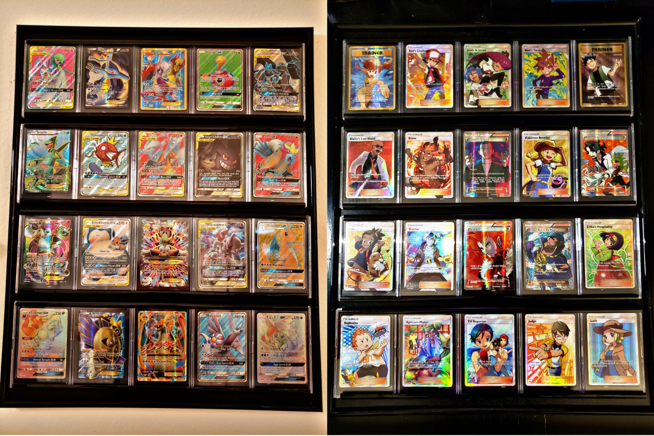Finally have some of our favorite full arts in card frames for display