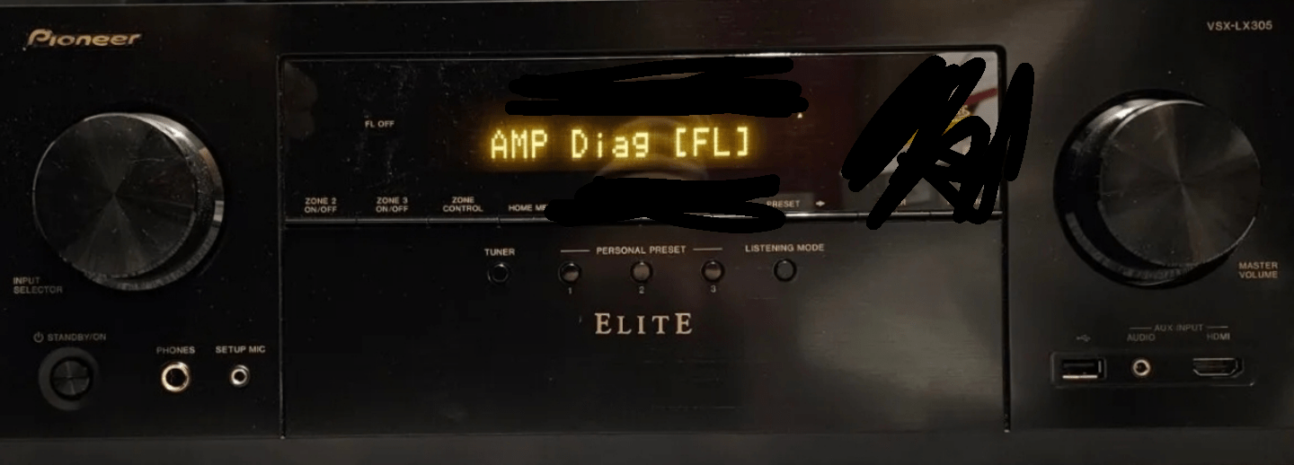 Need advice PIONEER ELITE XSVLX305 r/hometheater
