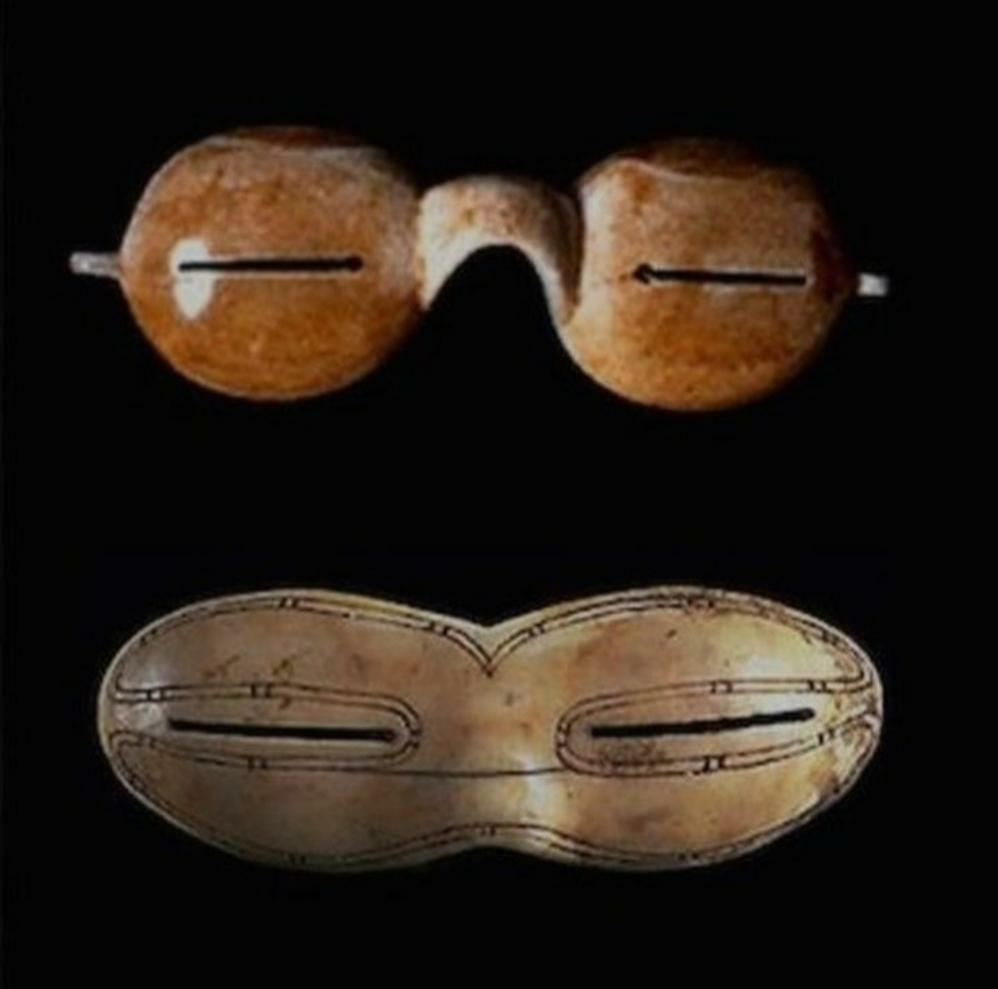 First sunglasses were made by the Inuit people 4000 years ago. These