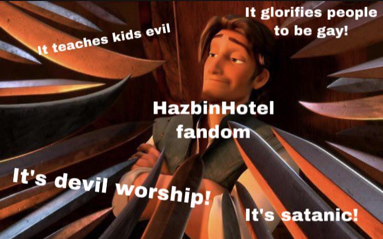 Yeah listen Karen’s we don’t care HazbinHotel