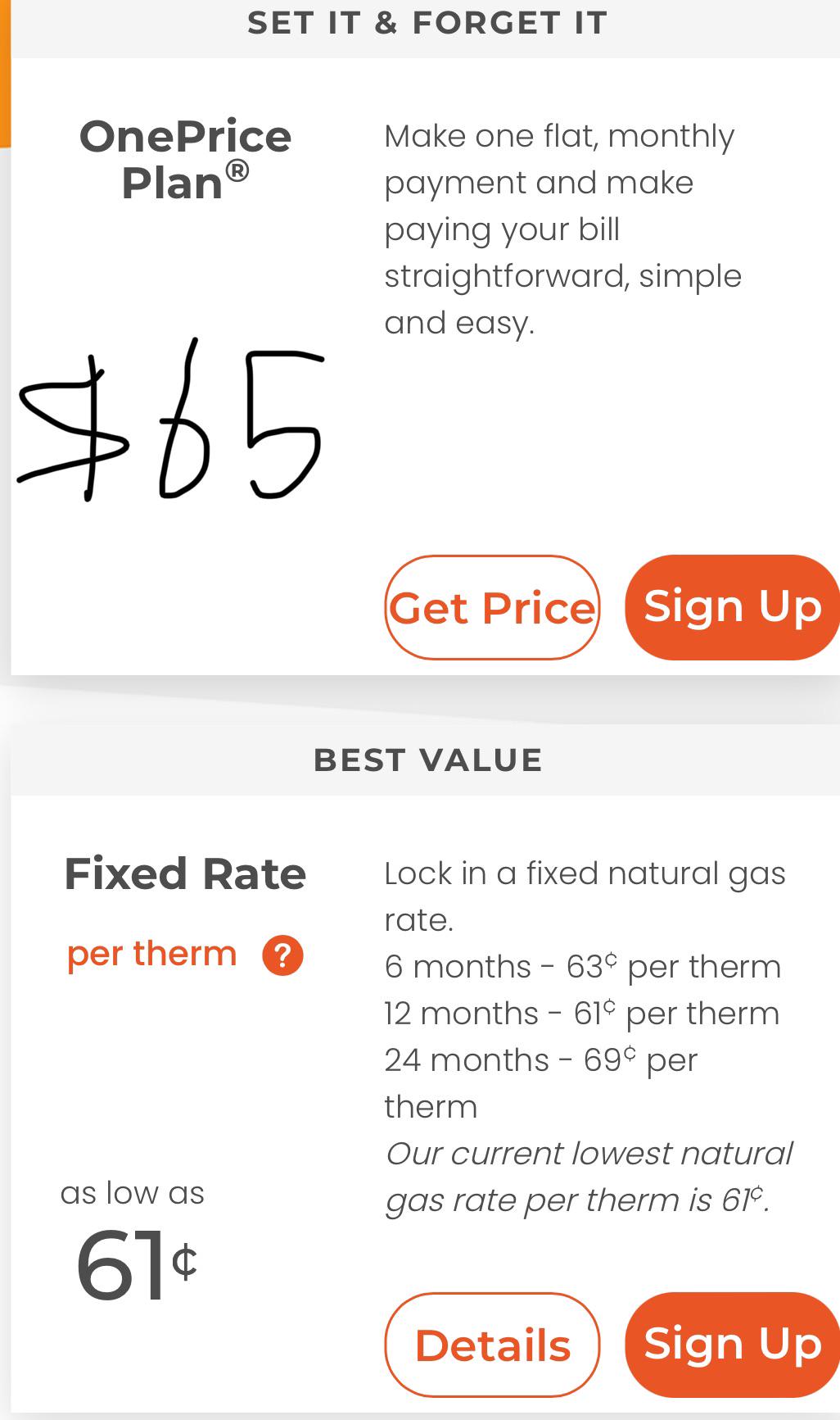 Gas South Rates