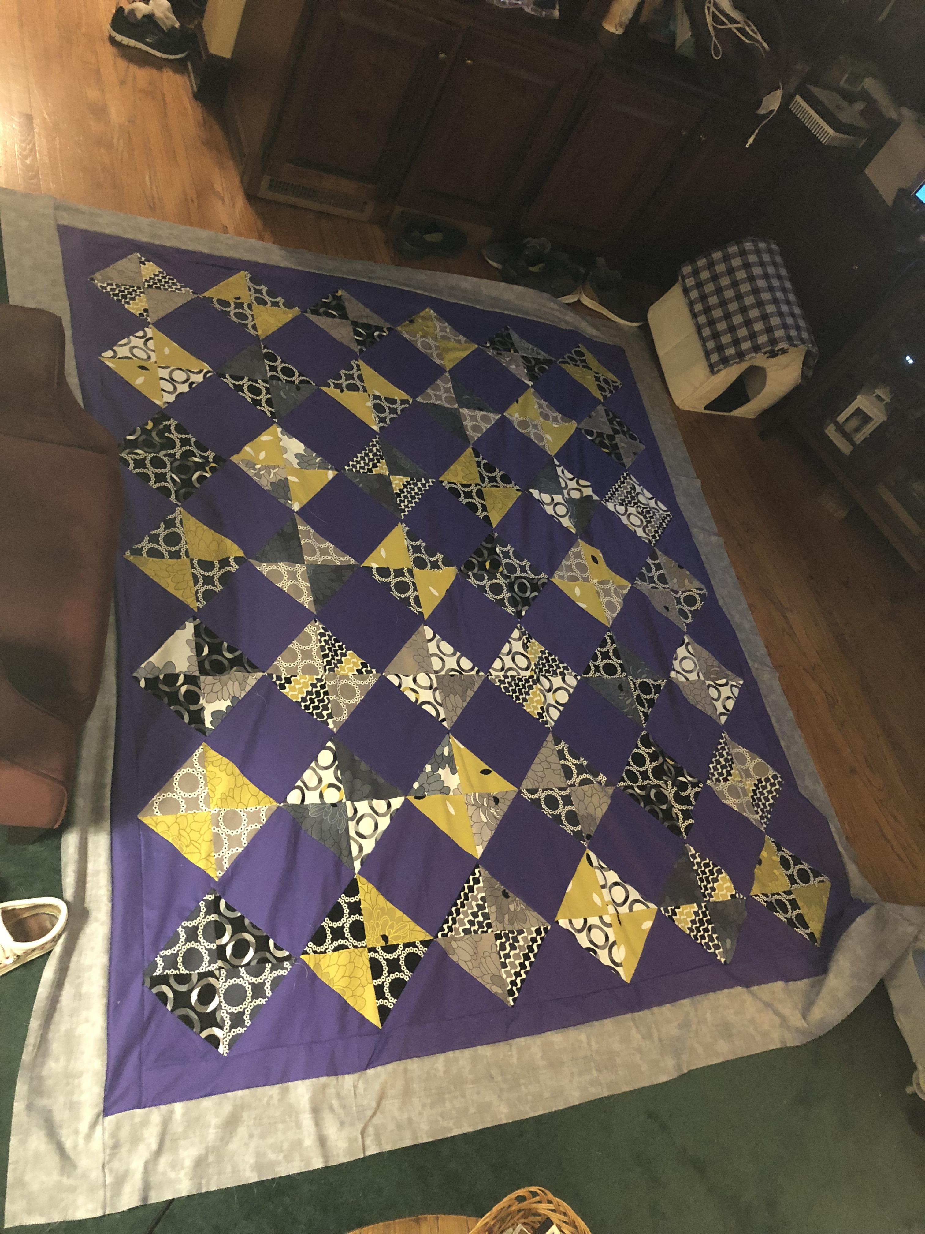 My second top is done! Now to actually quilt it. r/quilting