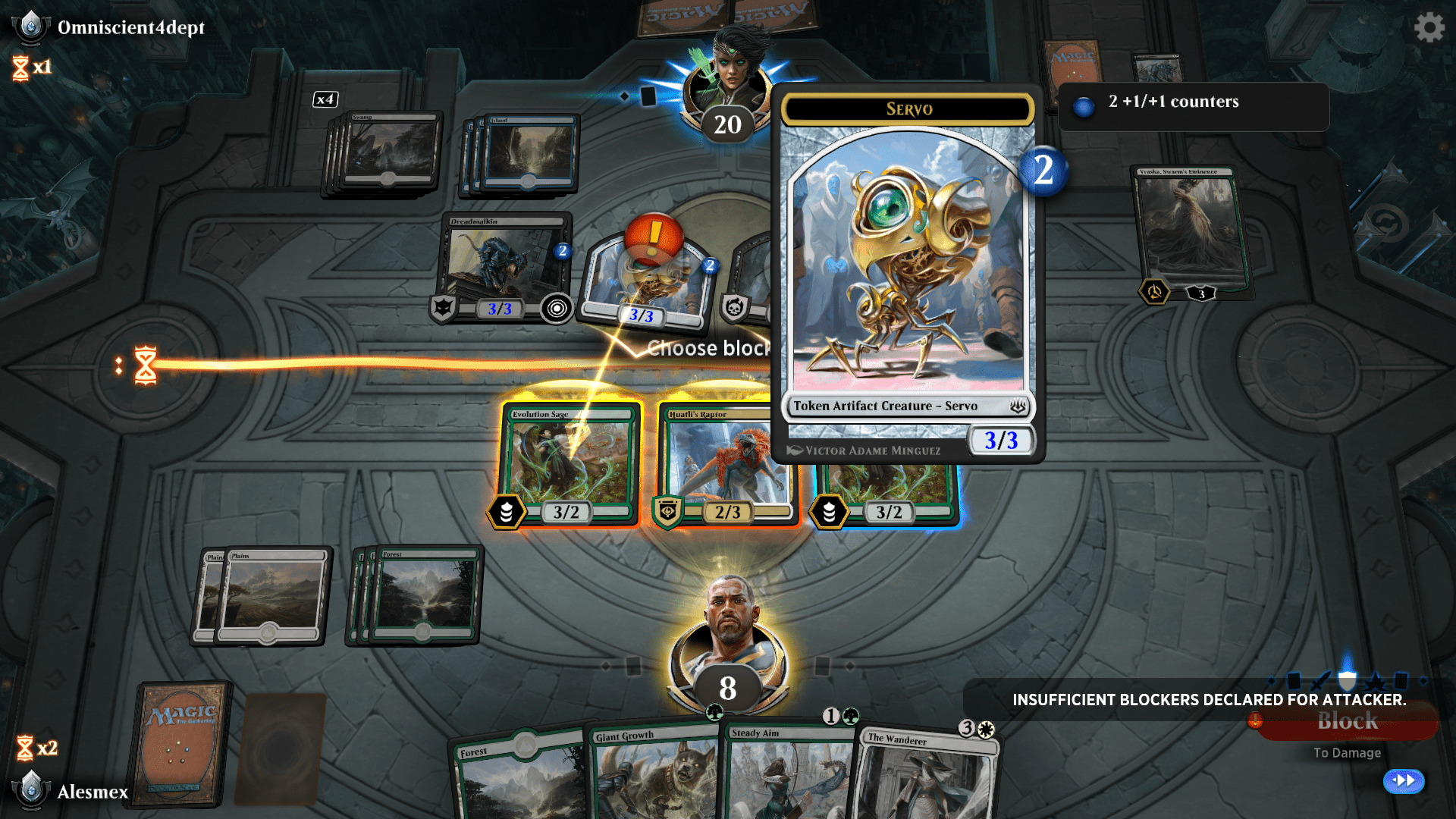 Opponent's Servo Token Has Menace for No Reason *bug* Magic The