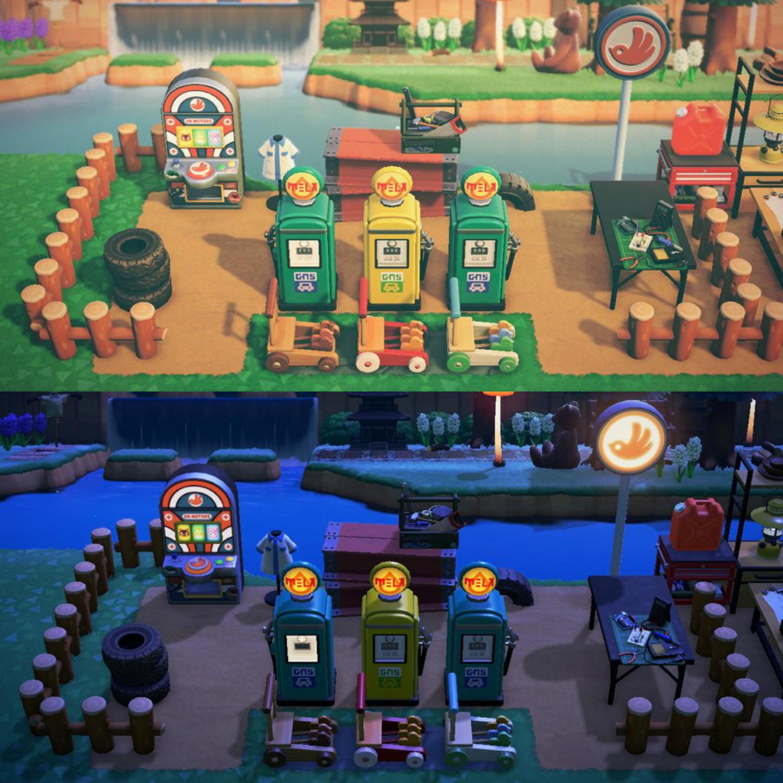 I made an area inspired by pocket camp's OK motors r/AnimalCrossing