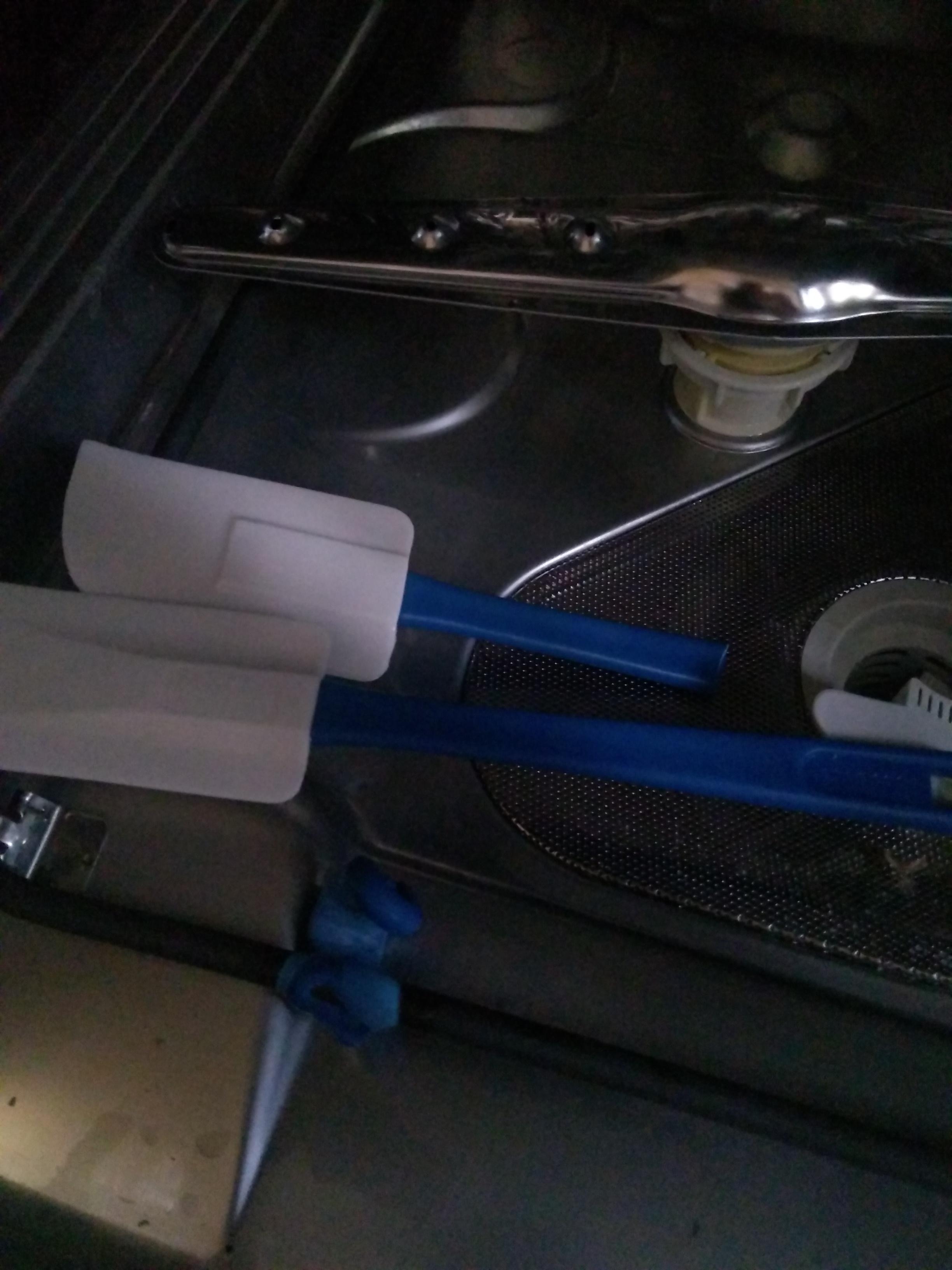 Dishwasher took part of my spatula r/mildlyinteresting