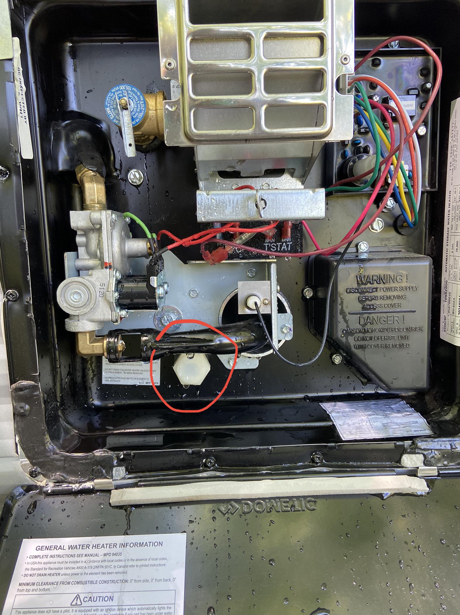 Hot water heater leaking r/GoRVing