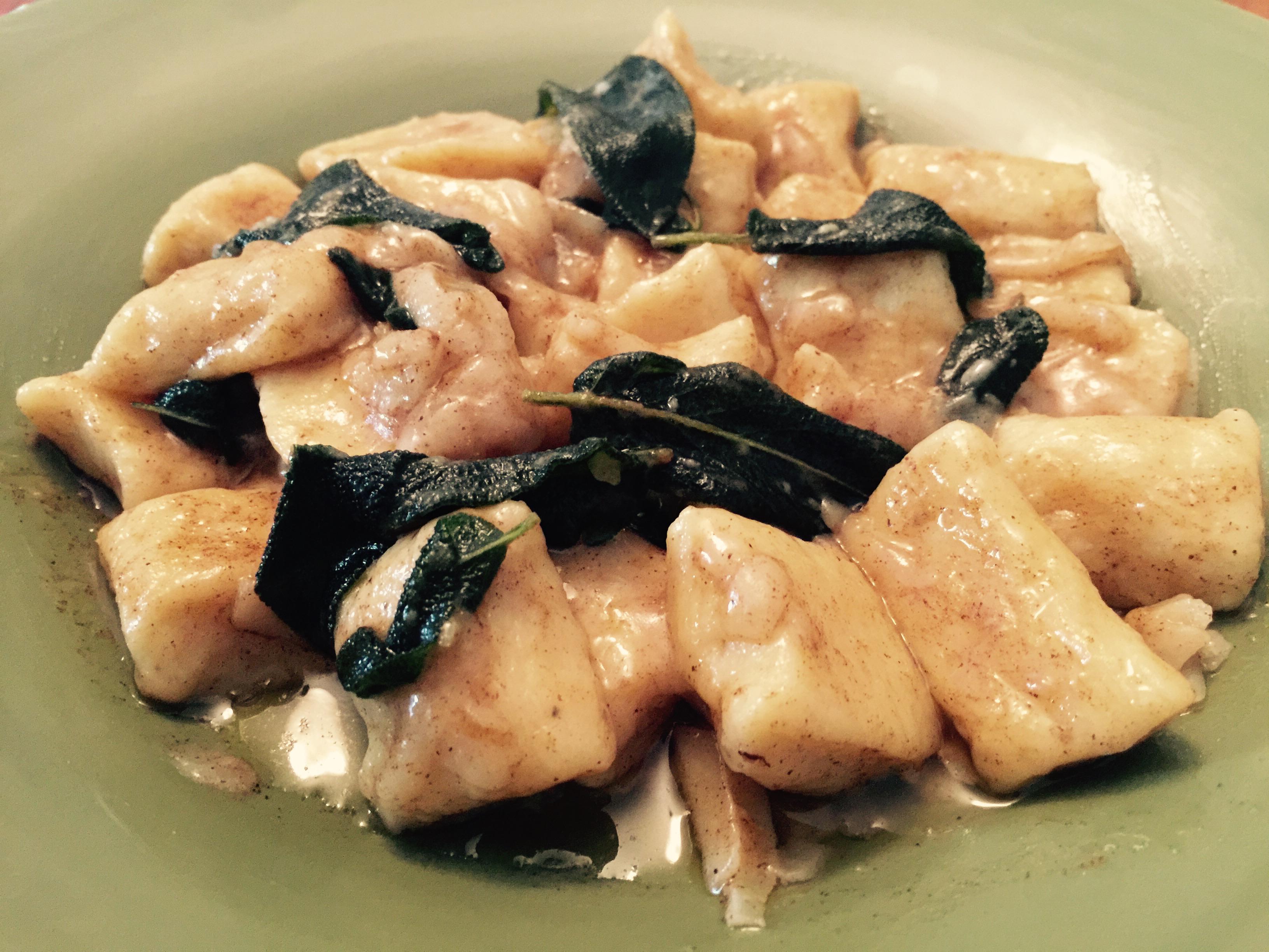 Kenji’s Quick and Easy Homemade Gnocchi, served with browned butter