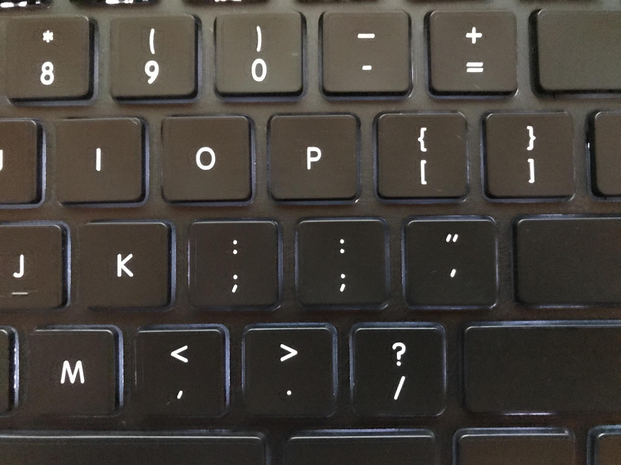 My new keyboard got delivered today, however the L key was missing