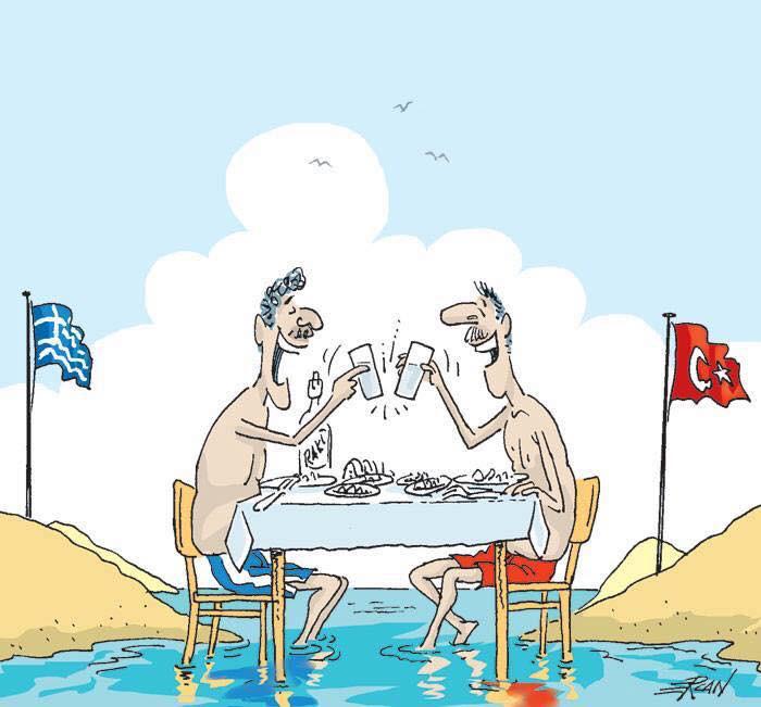 Turkish and Greek people have very similar lifestyles. Why are we still