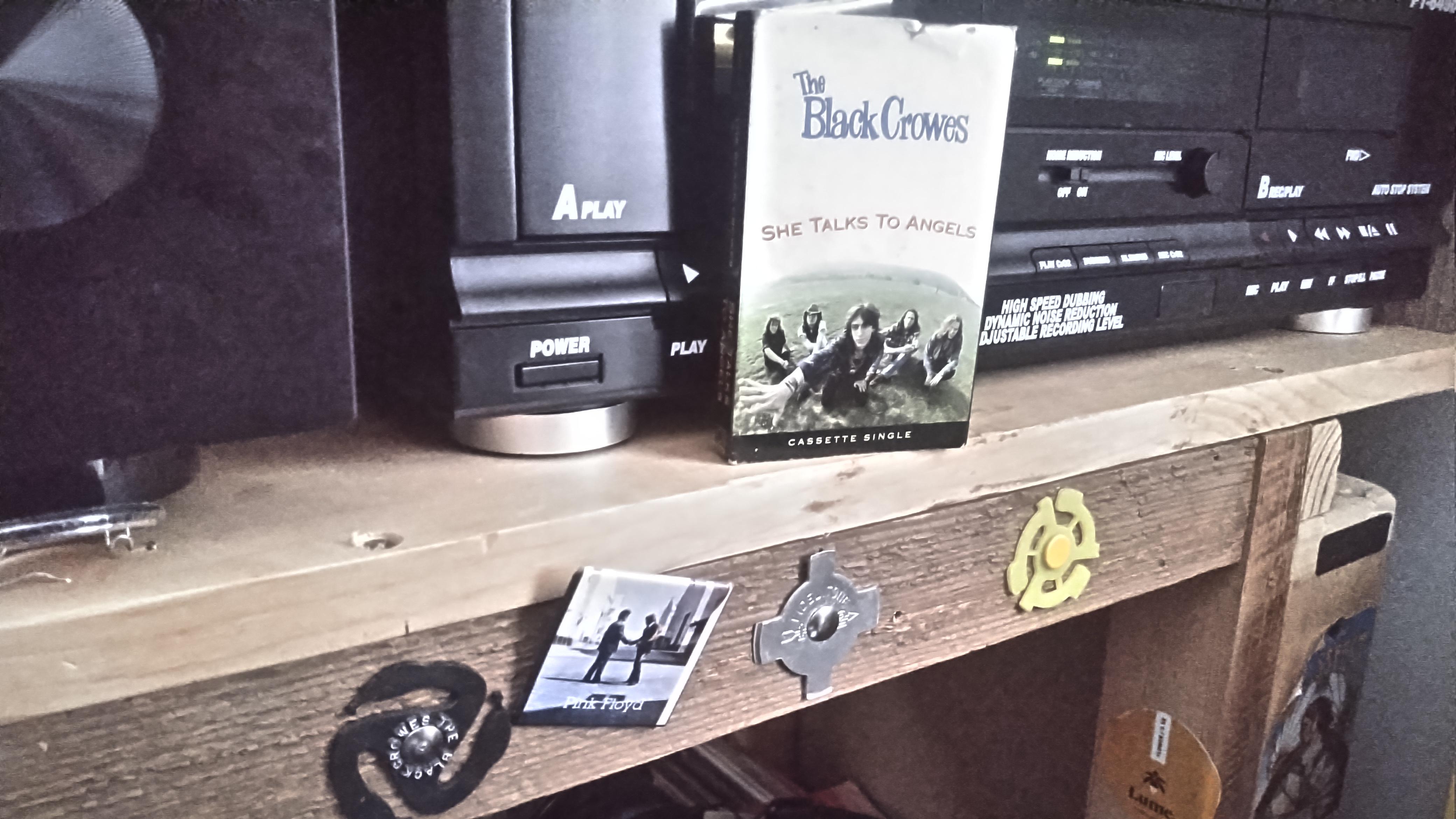 Today's Crowes "She Talks To Angels" single cassette, cardboard sleeve