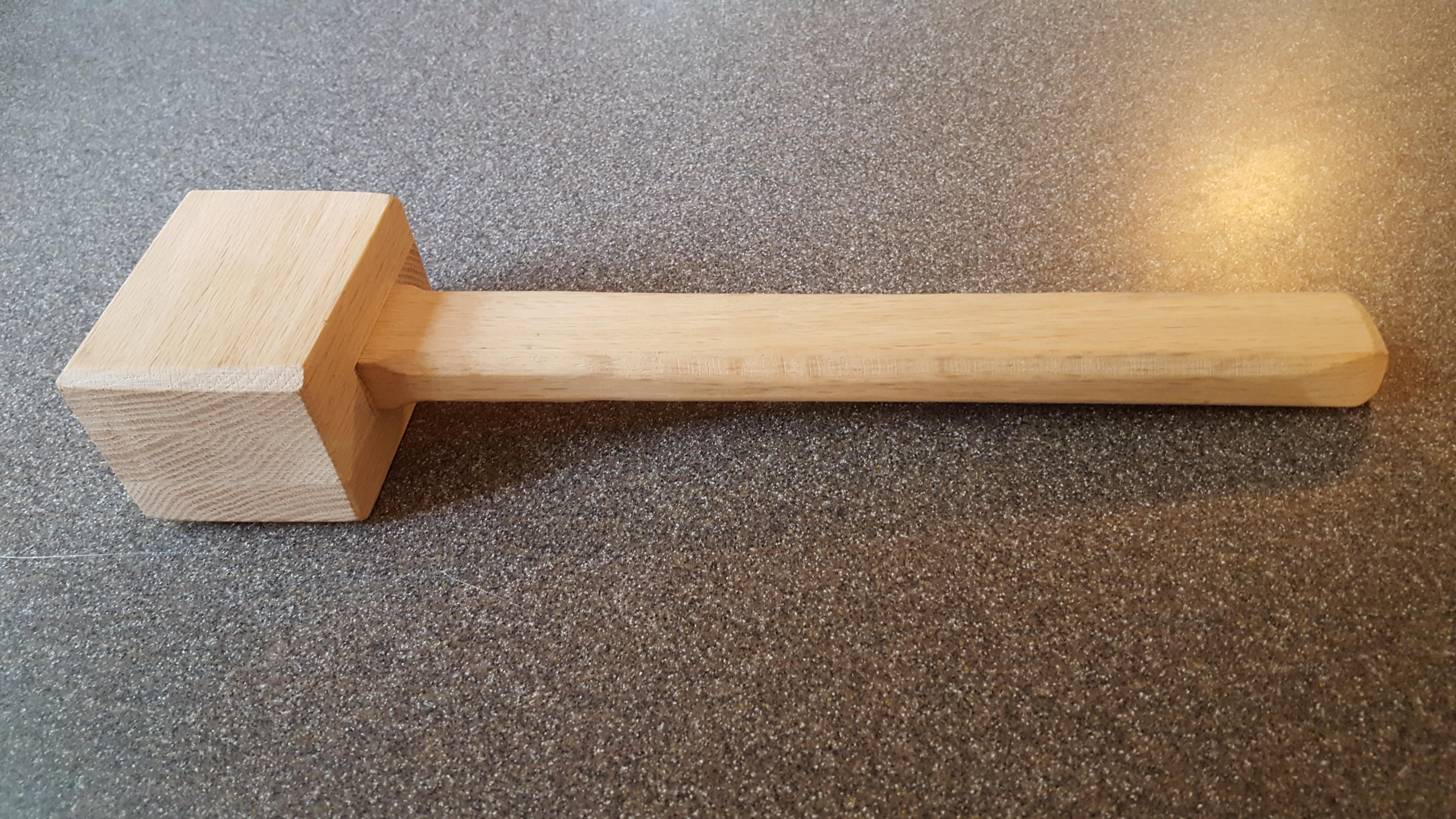 First attempt at a joiners mallet, all white oak r/woodworking