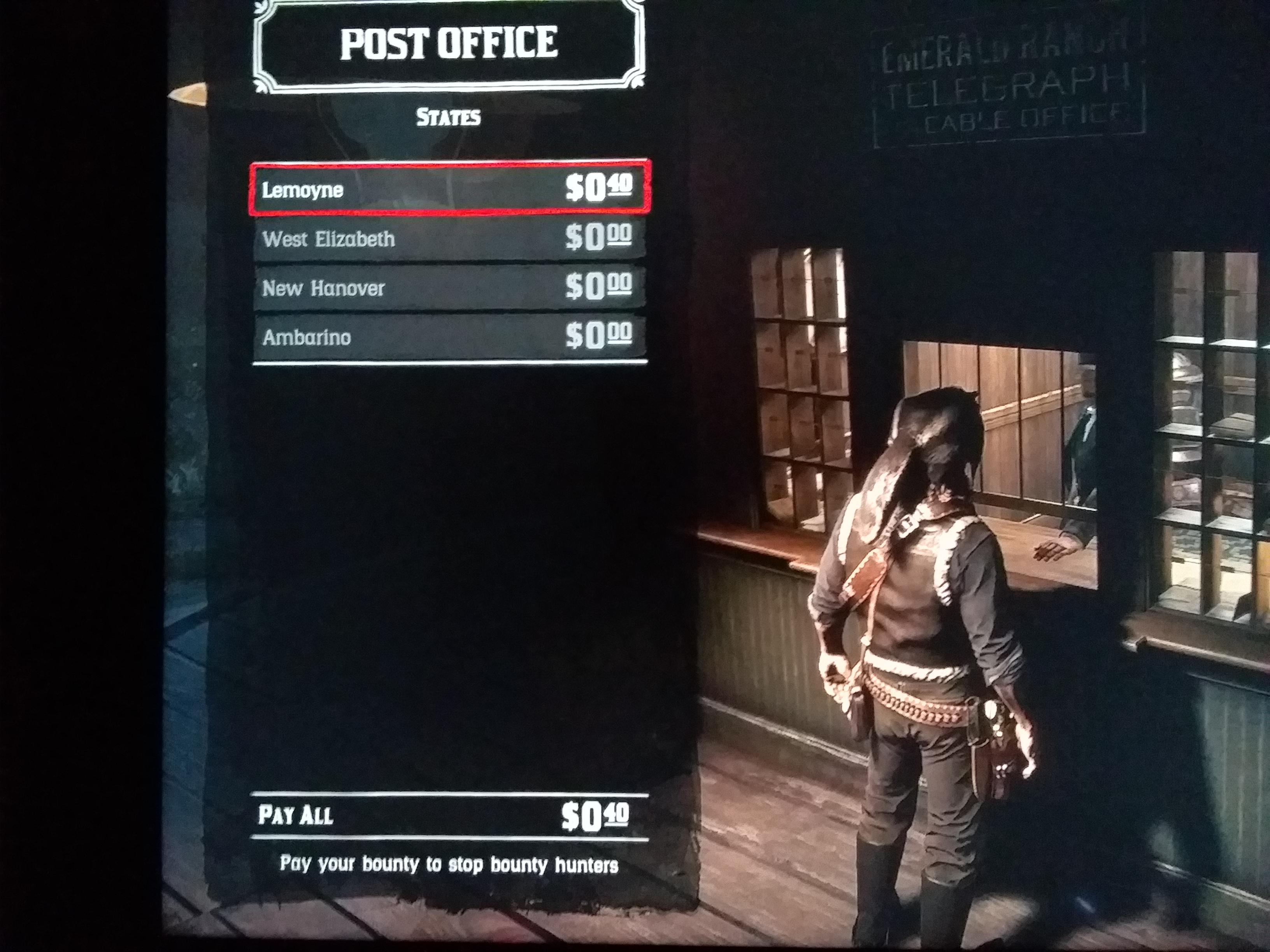 Having such a large bounty on me , I was getting scared of them lawmen