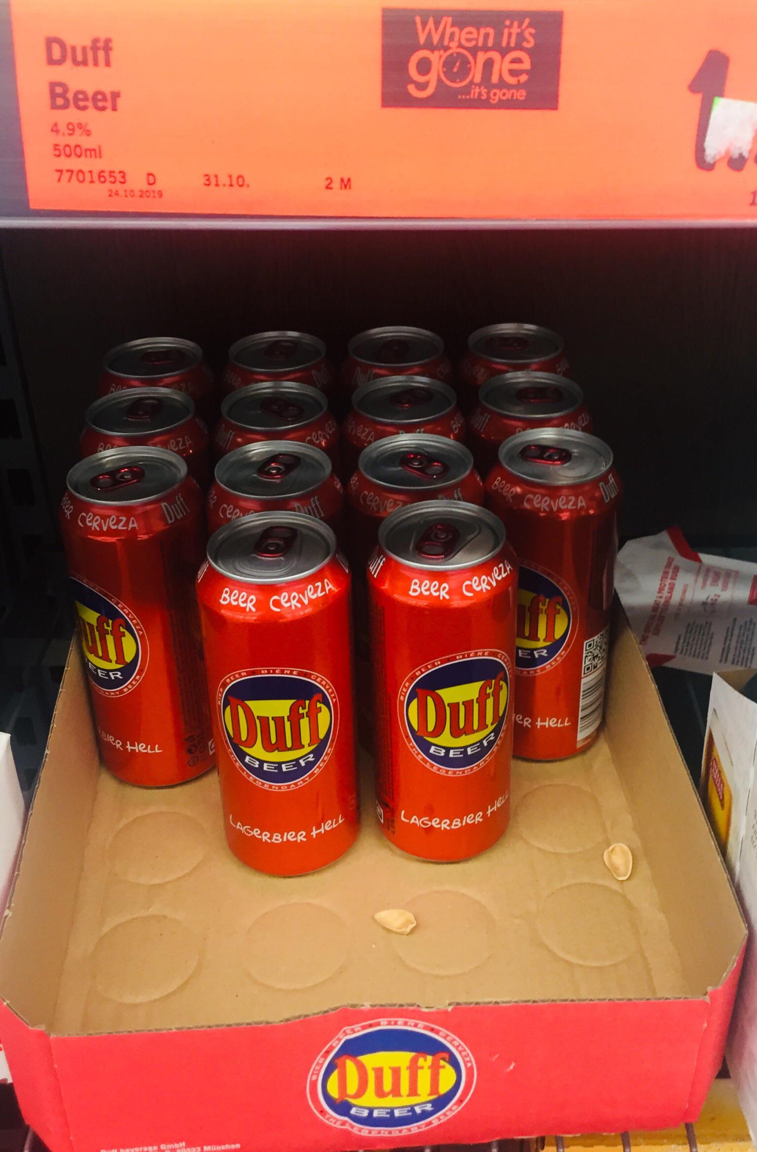 Duff Beer at Lidl. r/CasualUK
