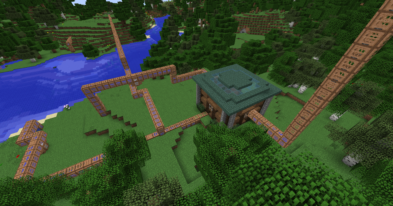 UPDATE on trapdoors piping technique r/Minecraft