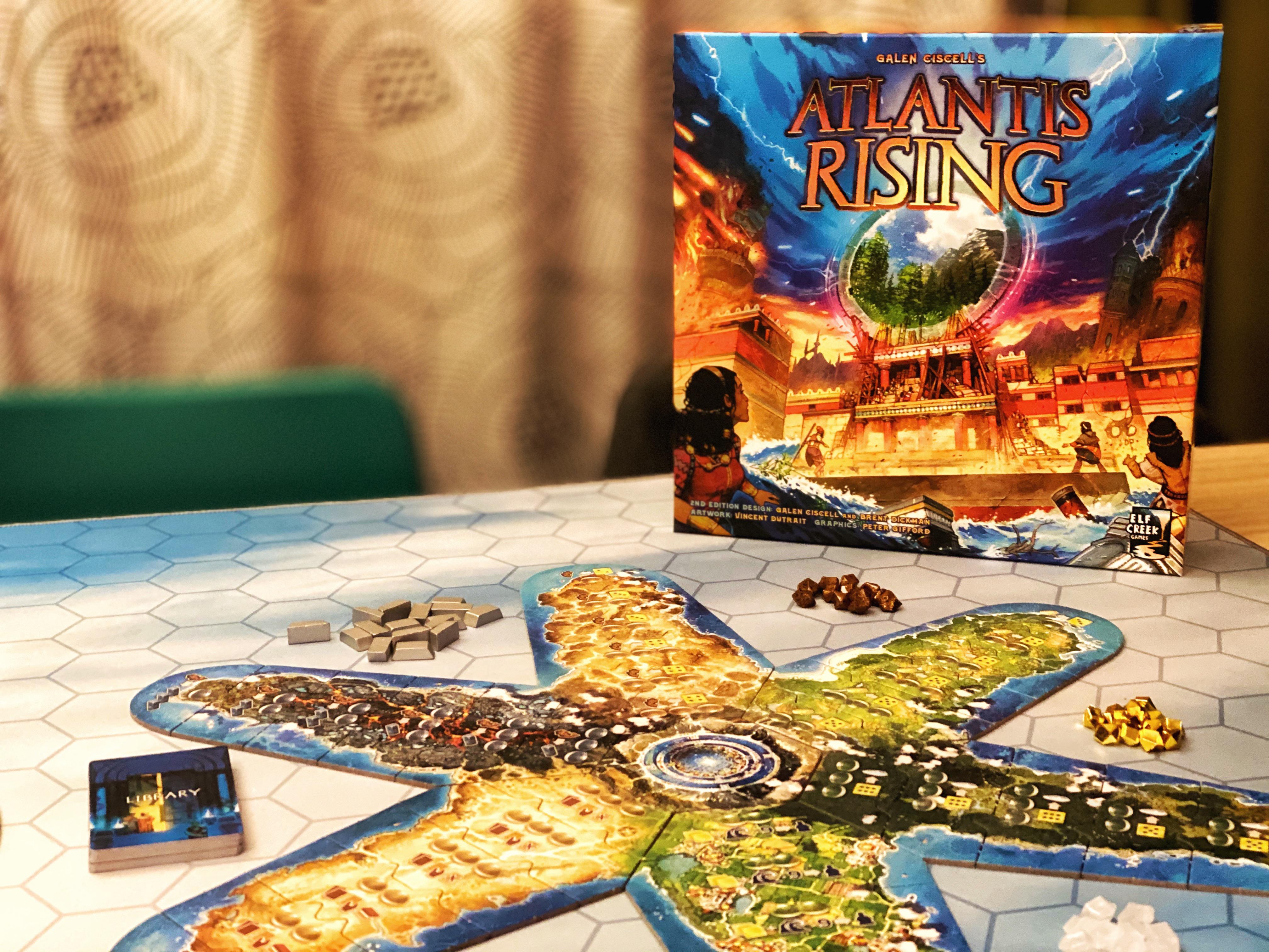 Purchased Atlantis Rising Today, and Getting it Set Up. r/soloboardgaming