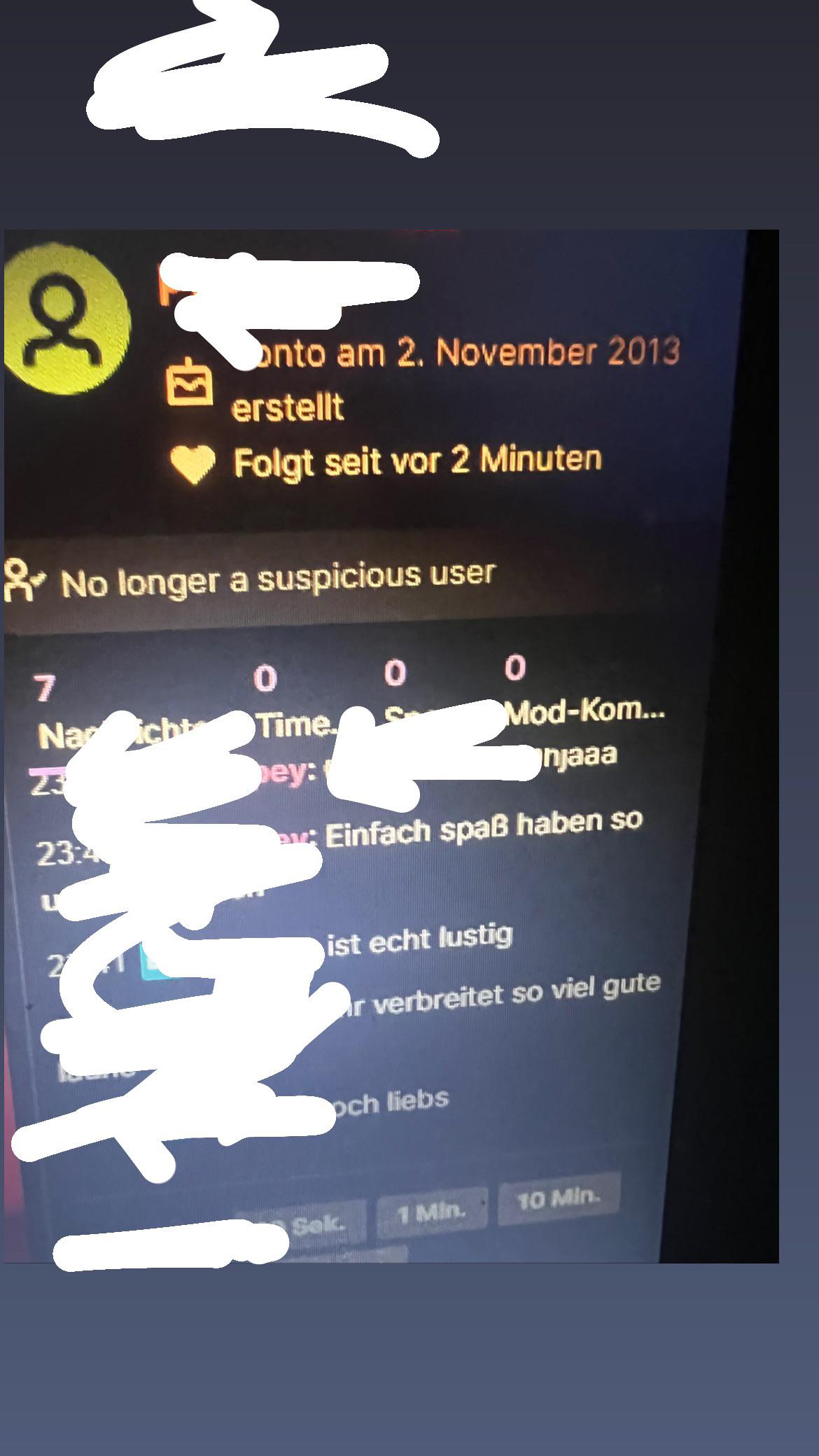 What does No Longer a suspicious User mean? r/Twitch