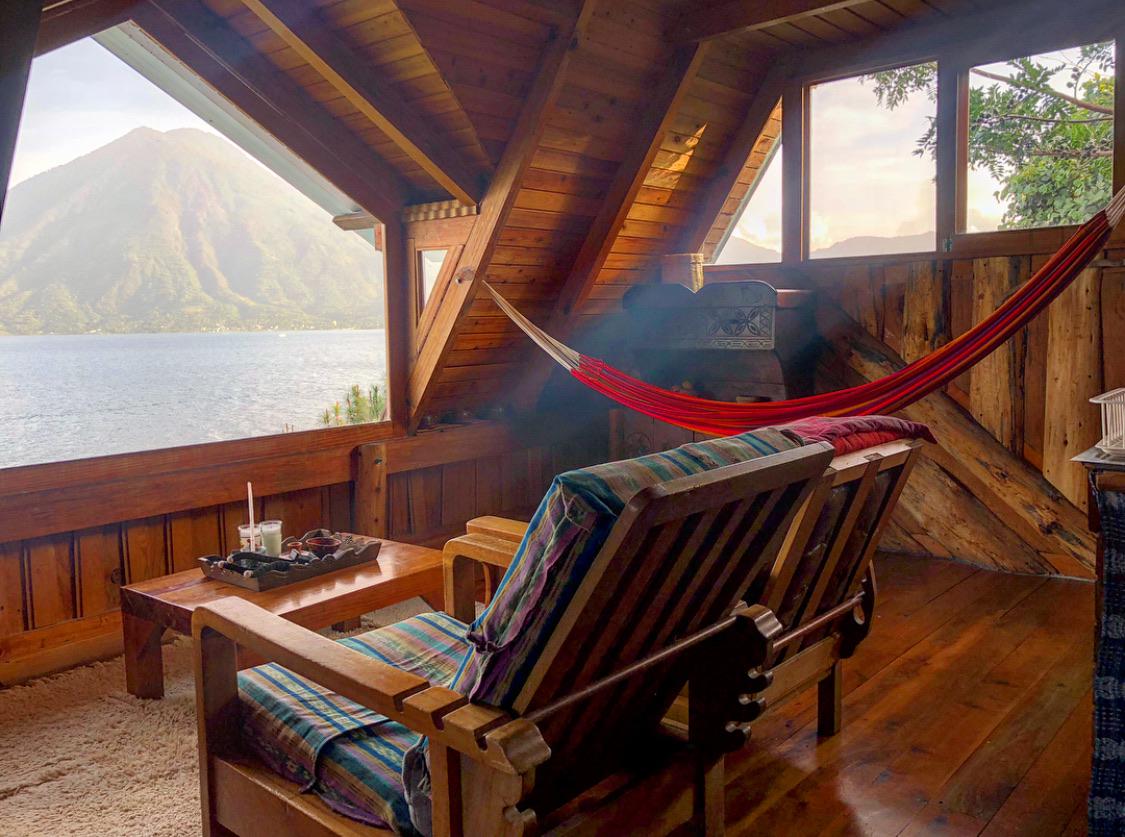 My AirBnB overlooking Lago Atitlan, Guatemala last summer. r/CozyPlaces