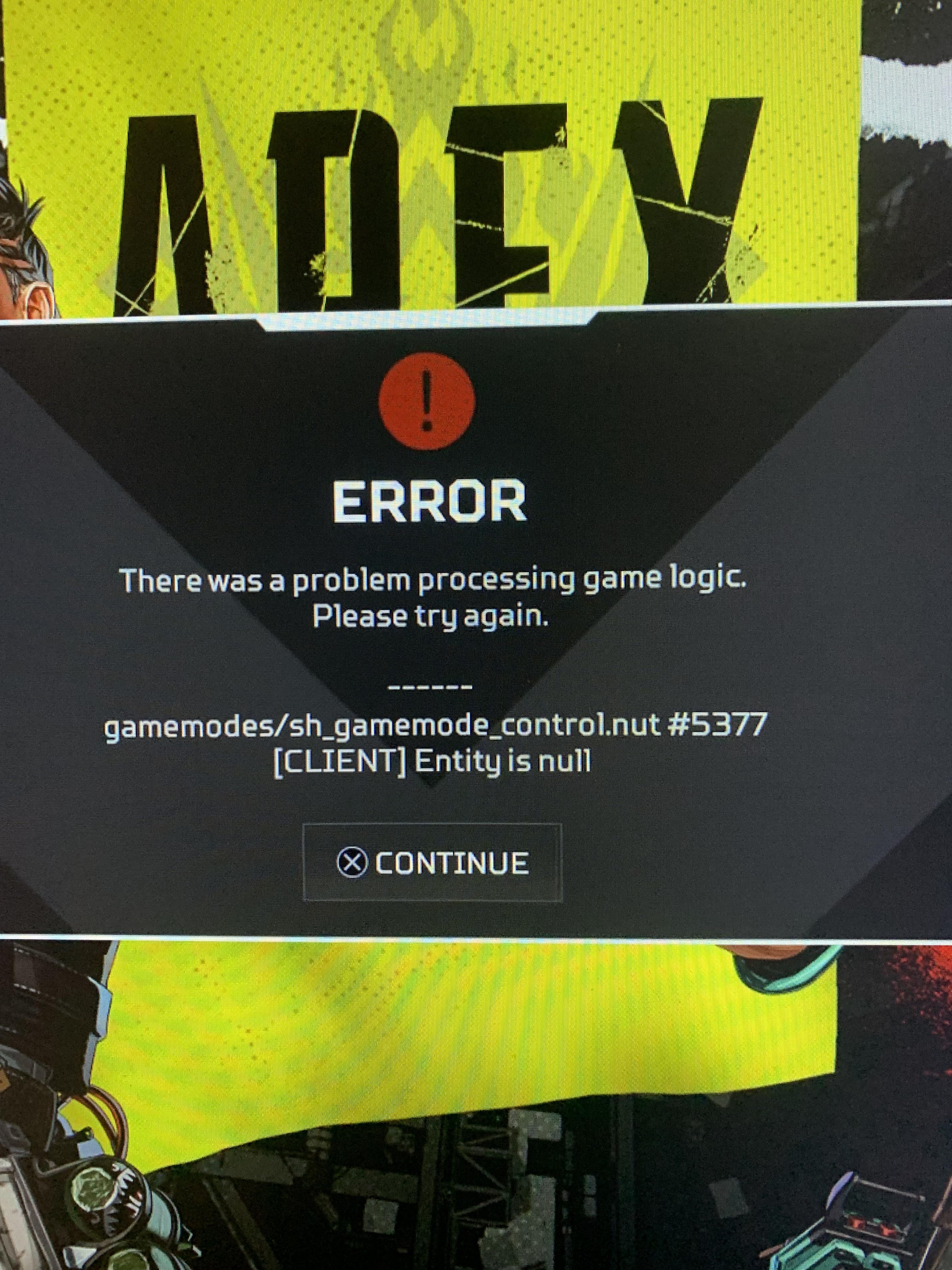 What does this even mean? I got kicked out a handful of times because