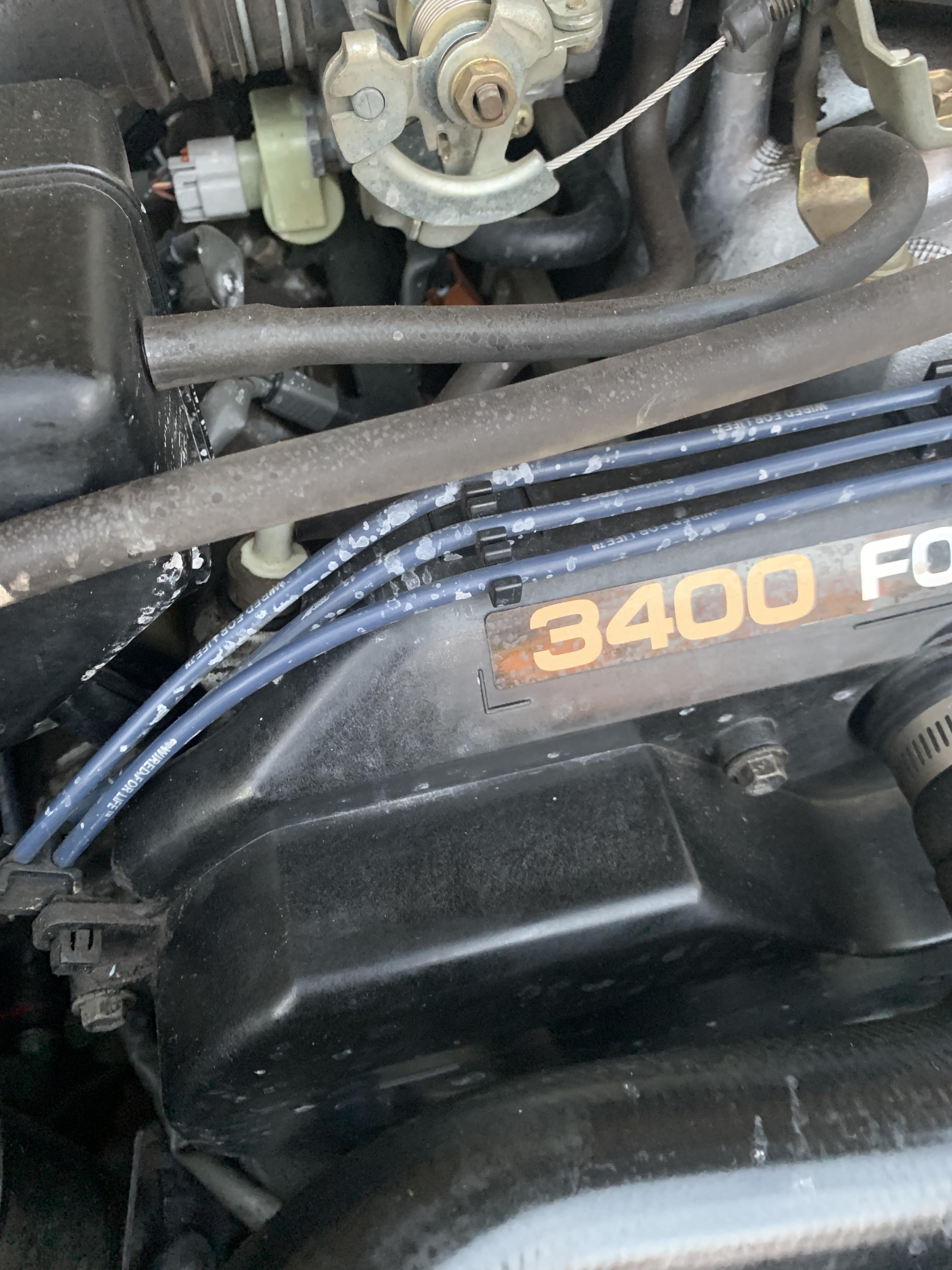 coolant leak, besides radiator/hoses what else should i replace while im there? (pic shows dried