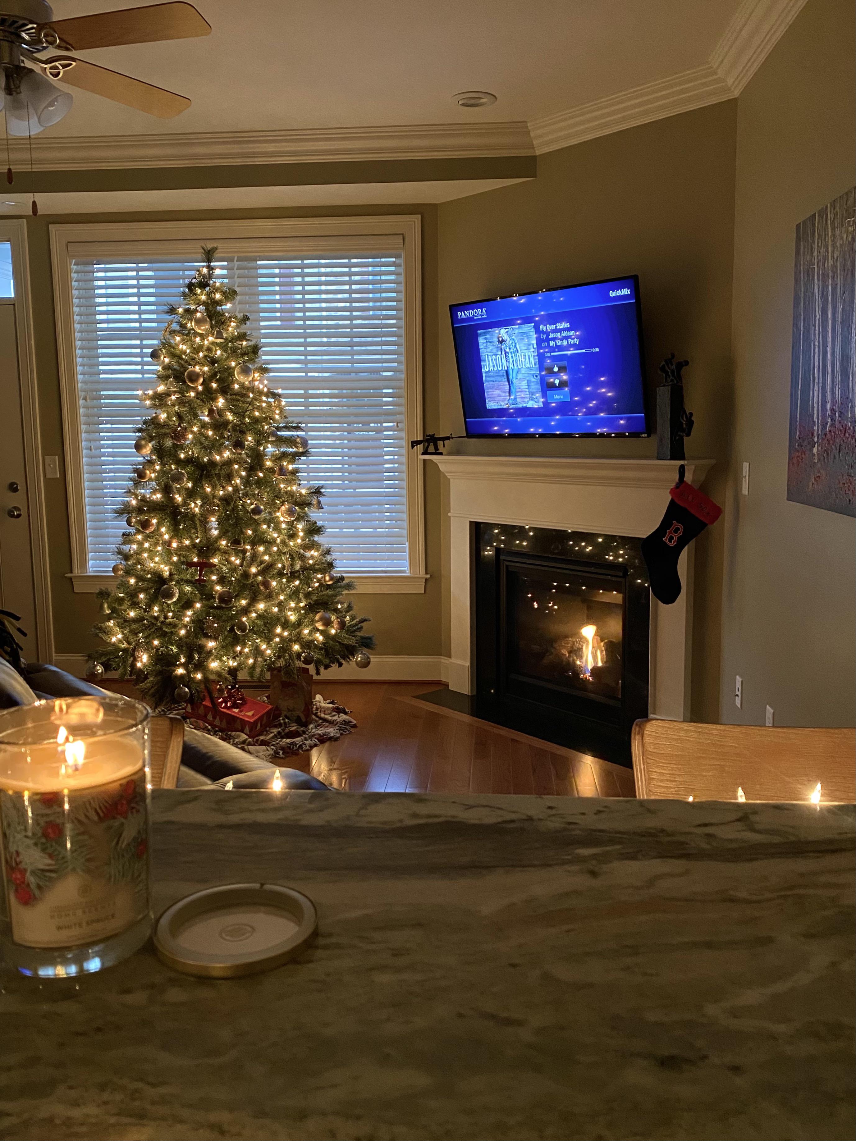 The best part about having your own place is you can put your Christmas