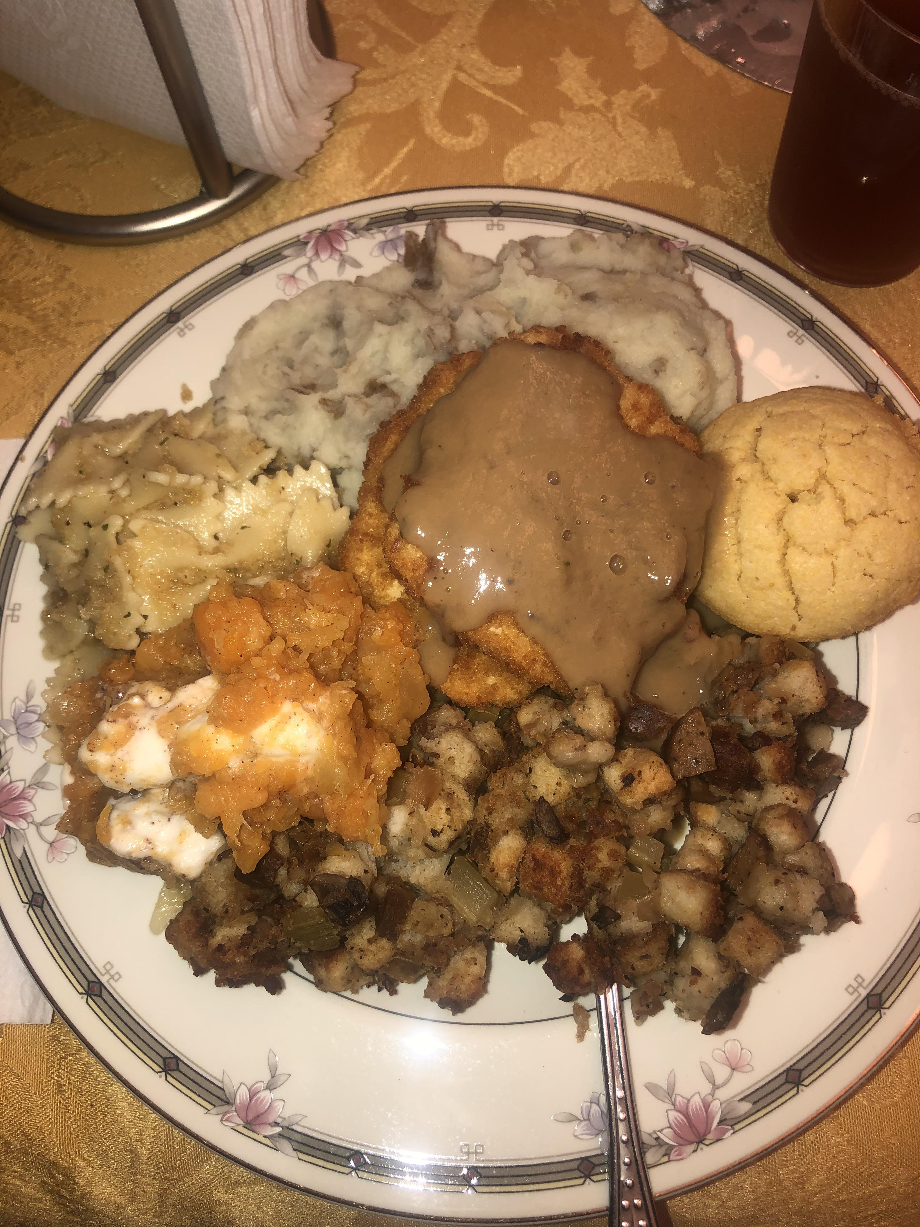 Gardein Turkey Cutlets & Gravy, Stuffing&Sausage, SweetCornbread