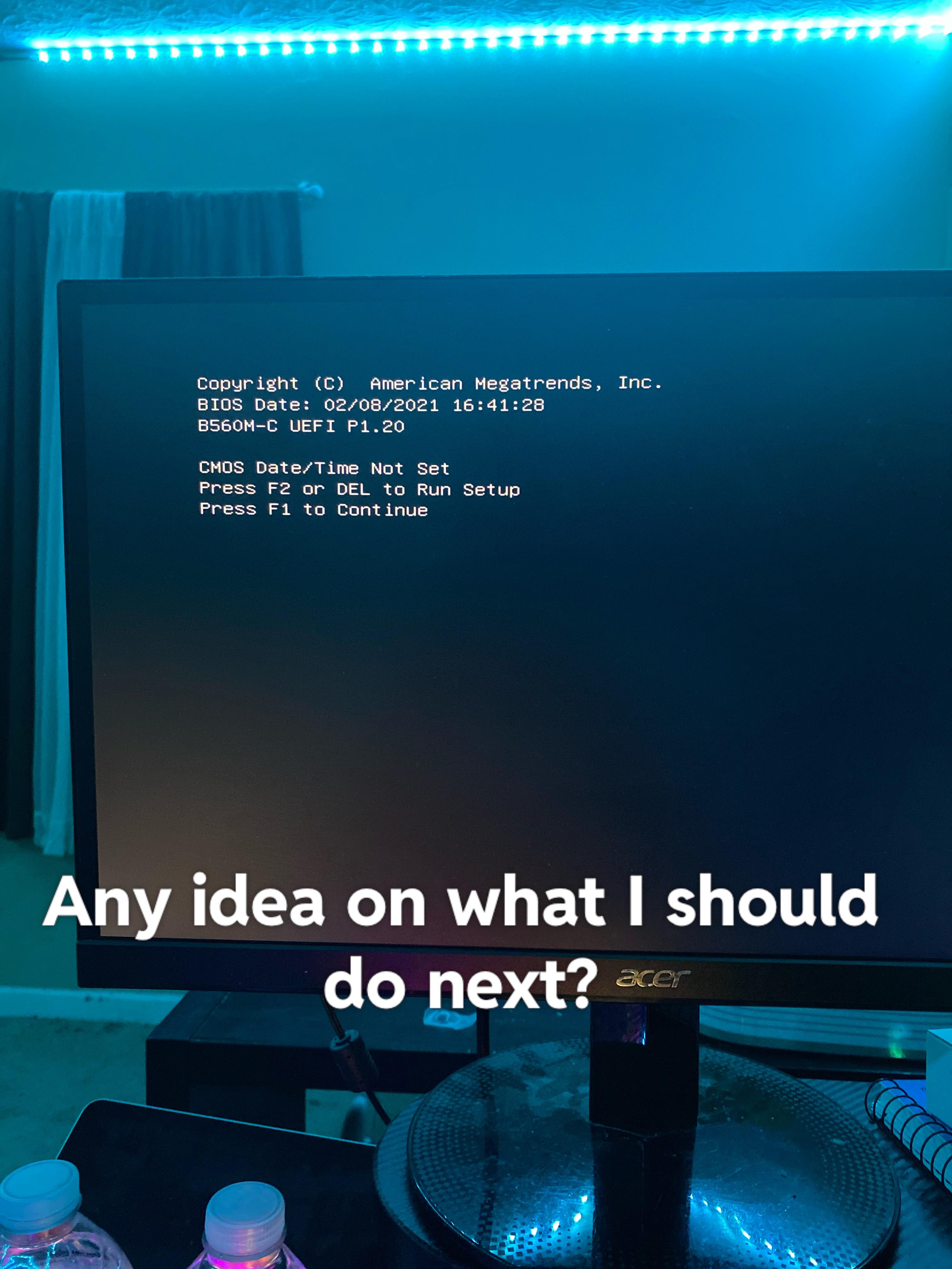 My problem started with being frozen on the ASRock logo screen, then I