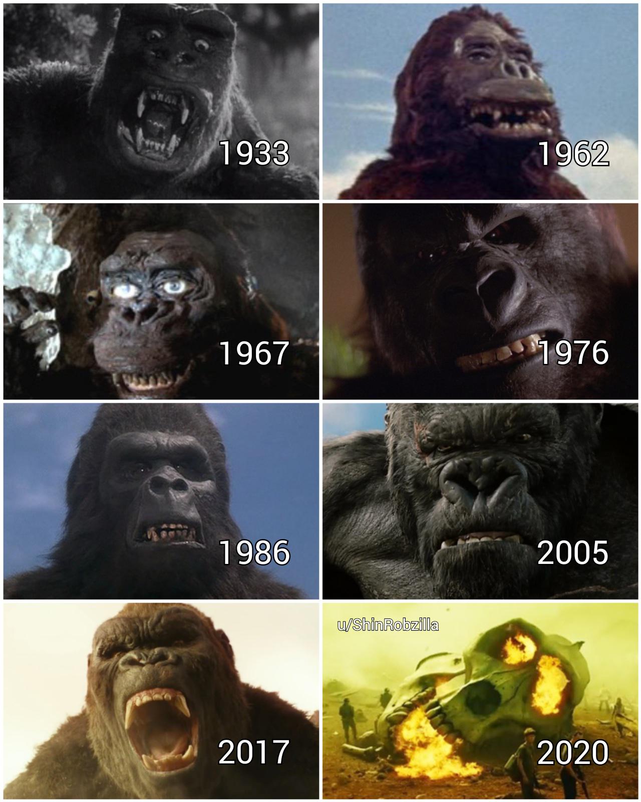 Godzilla Through The Years