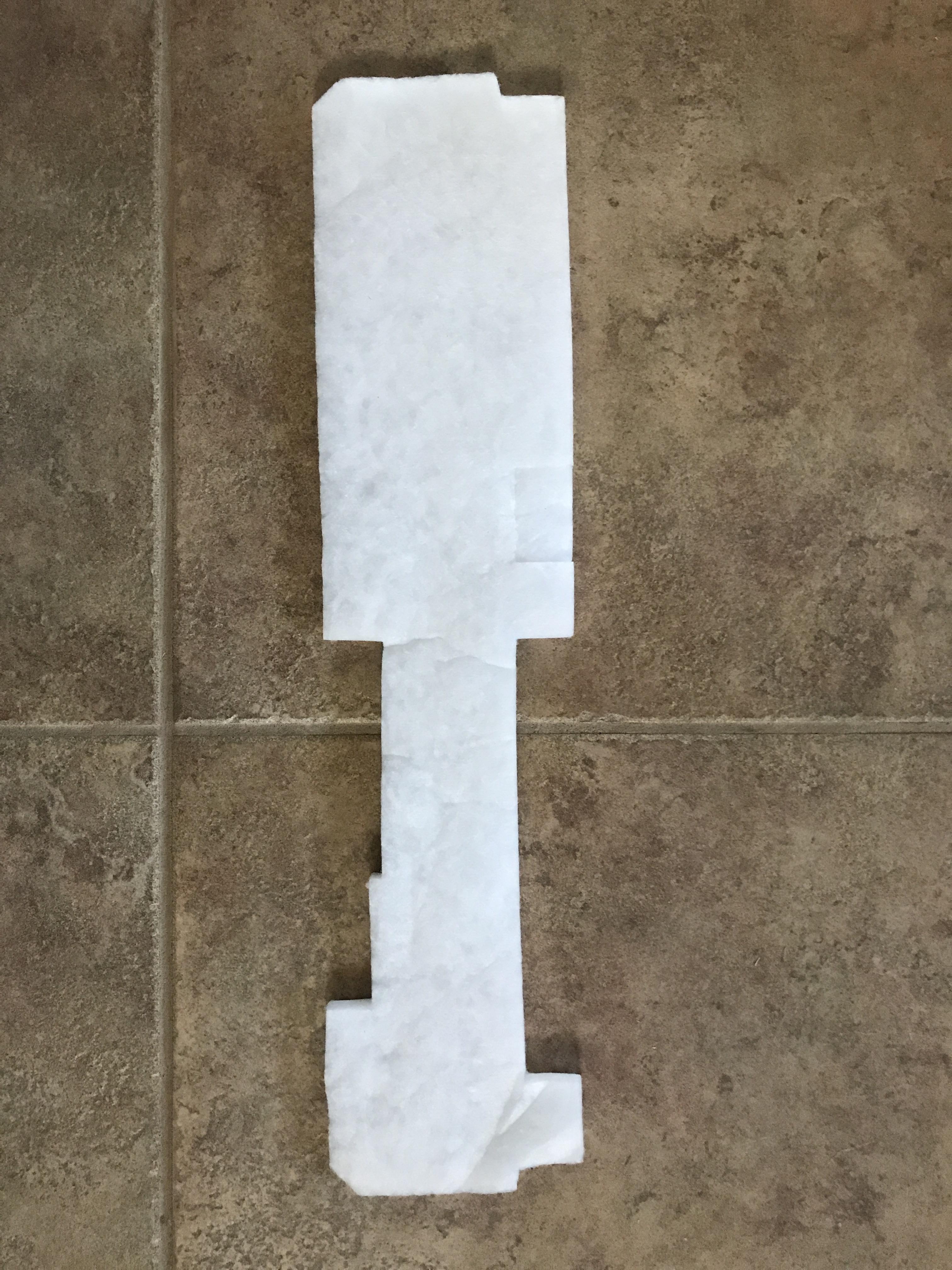 Packing material or sound deadening material? My wife pulled this out