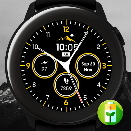 (NEW!) "NORTH MOUNTAIN" MULTILANGUAGE WATCH FACE (TIZEN!) r