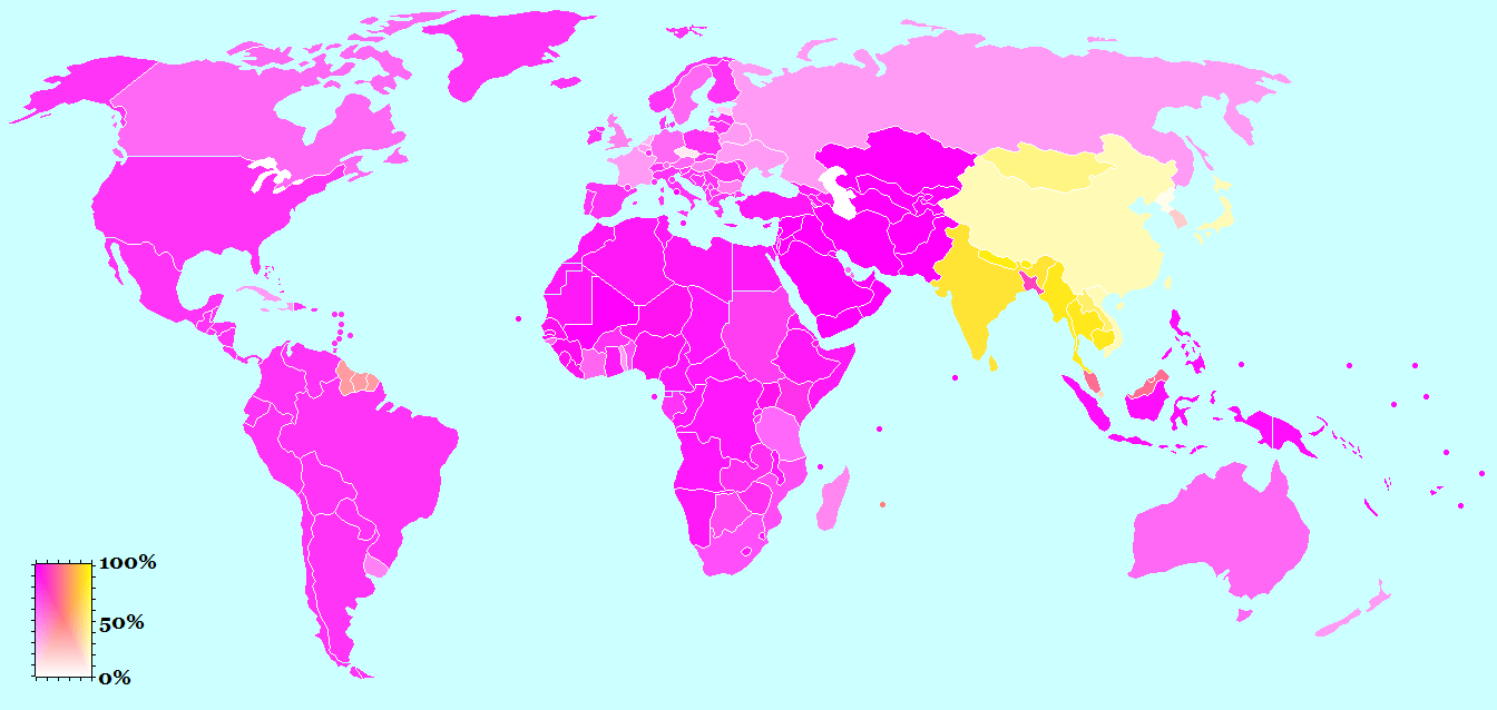 The Two Major Religious Systems Abrahamic And Dharmic 1344 X 638 Mapporn