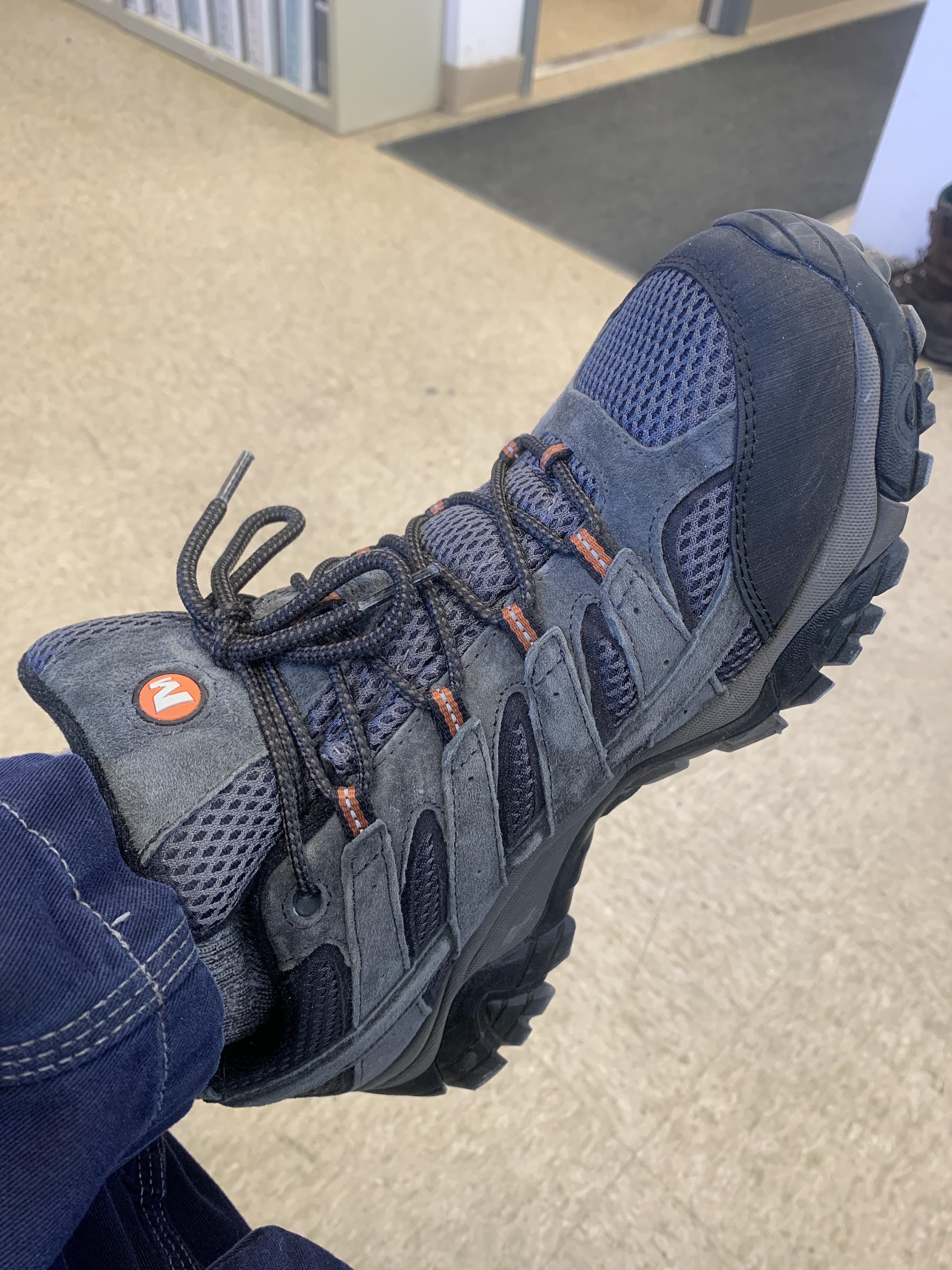 Basically brand new pair of merrell hiking shoes for 2. Even came with