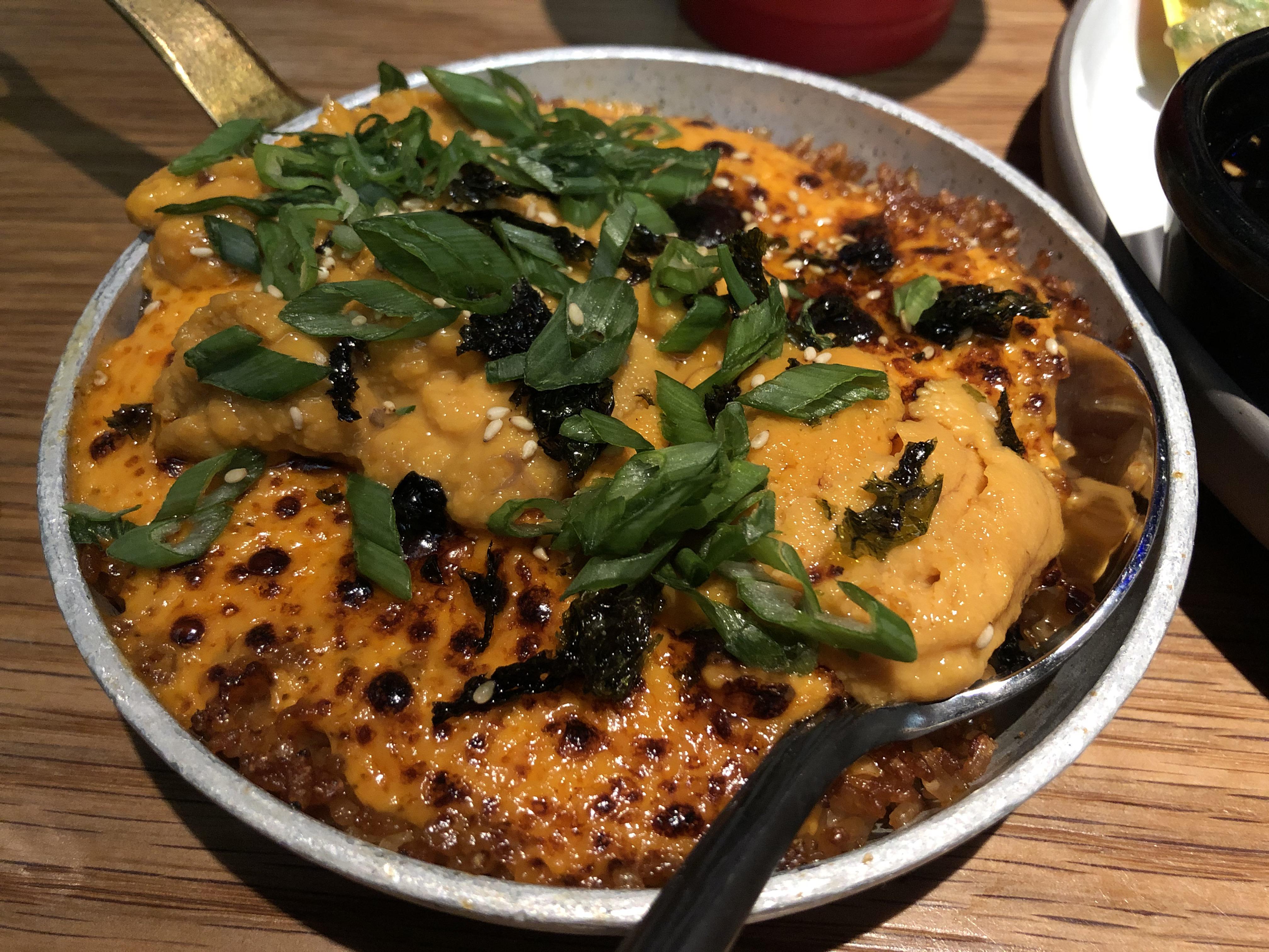 Uni dynamite Rice from Best Friend Las Vegas...heat and decadence