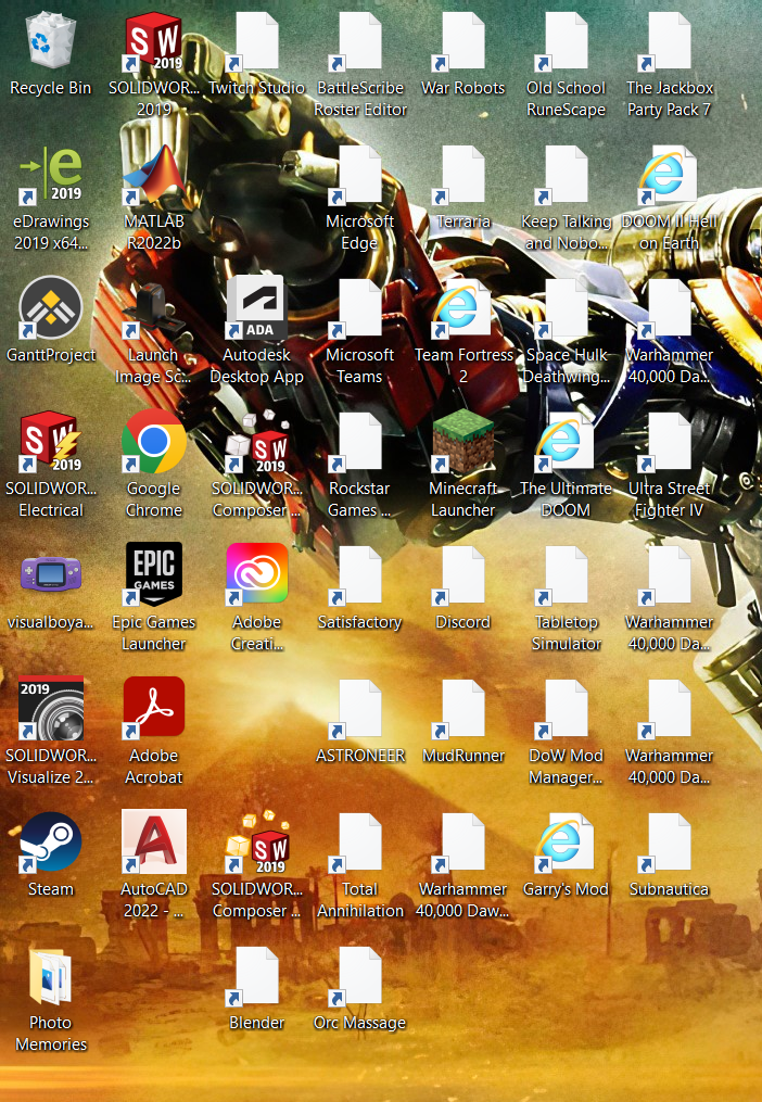 Why are my desktop icons looking like blank files? r/pchelp