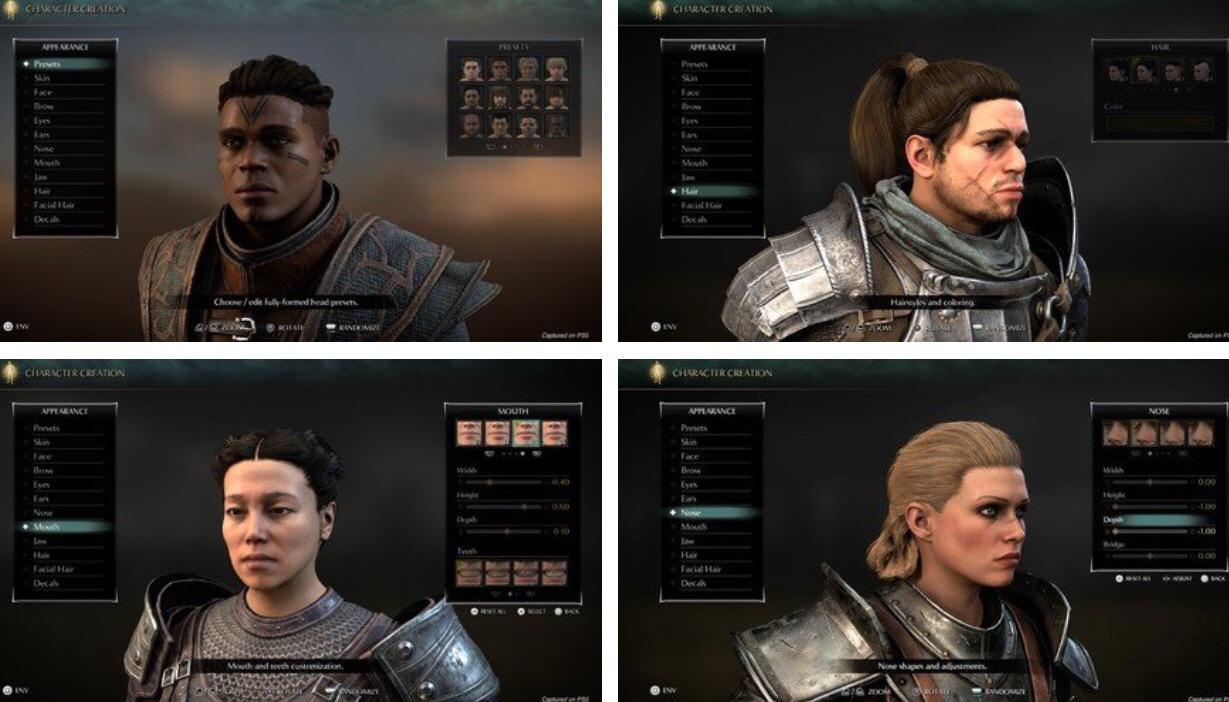 Character creation in Demon’s Souls looks immaculate in first next gen