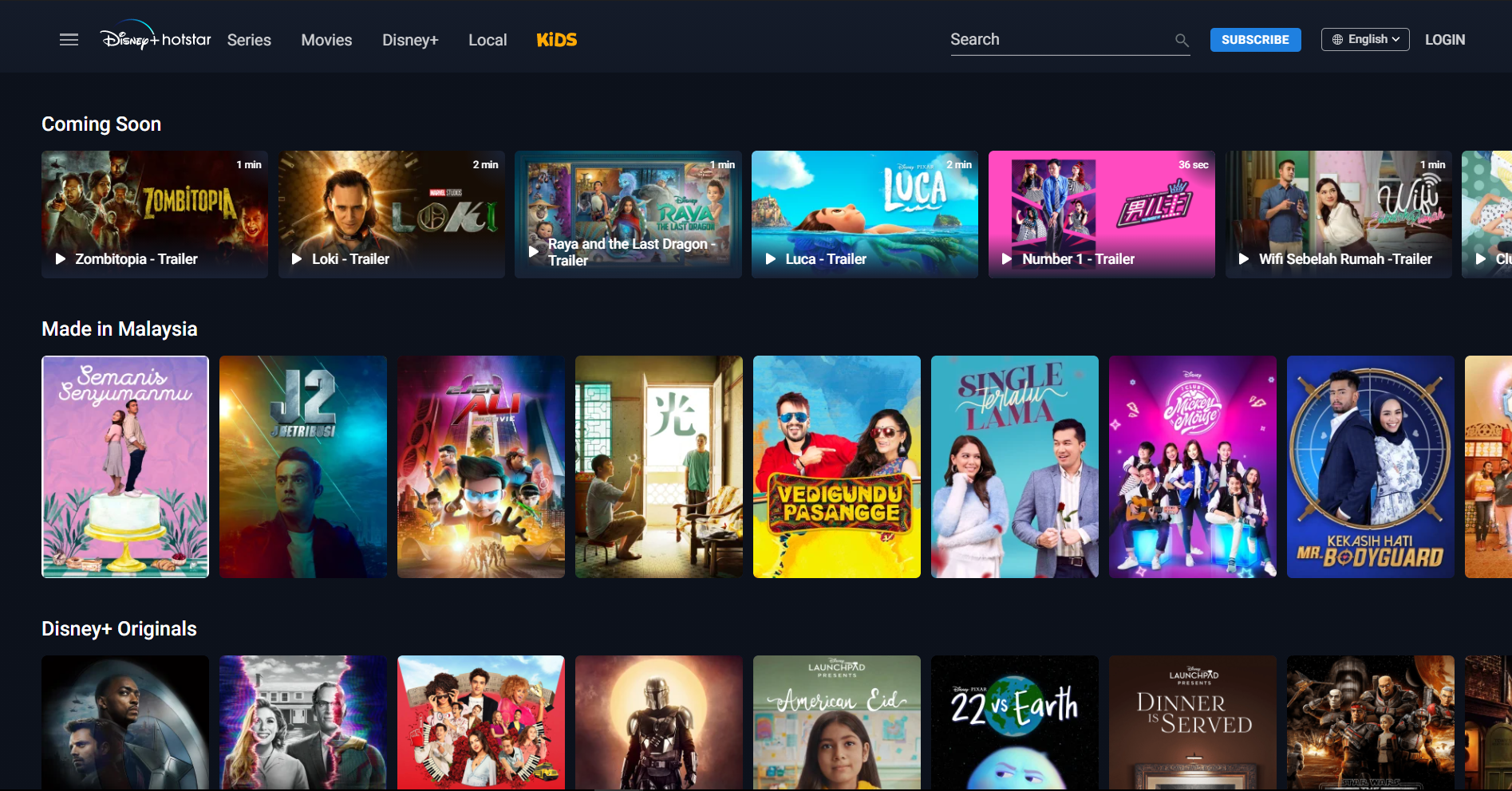 Disney+ Hotstar Malaysia just went live!! DisneyPlusHotstar