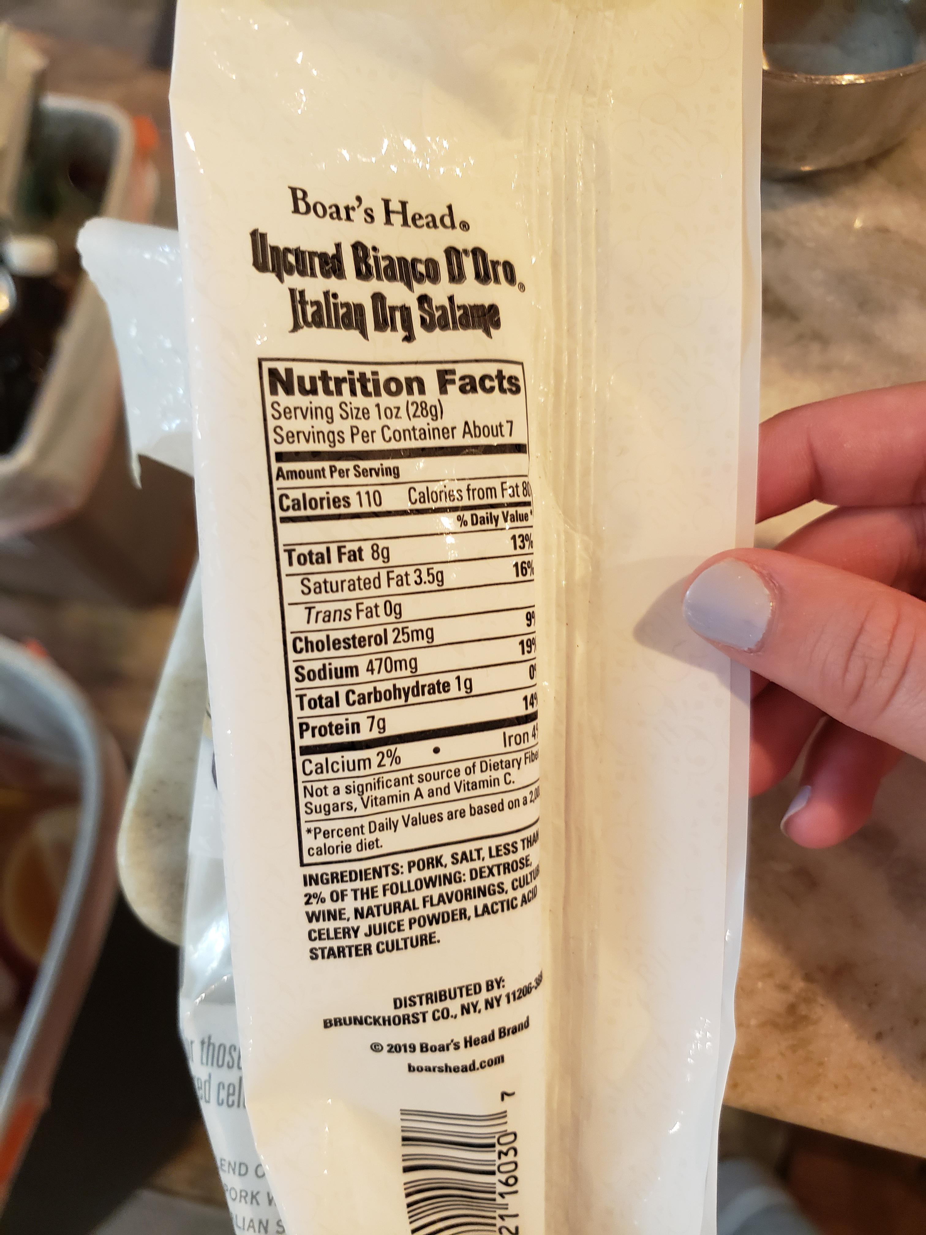 Is this boars head salami safe? r/FODMAPS
