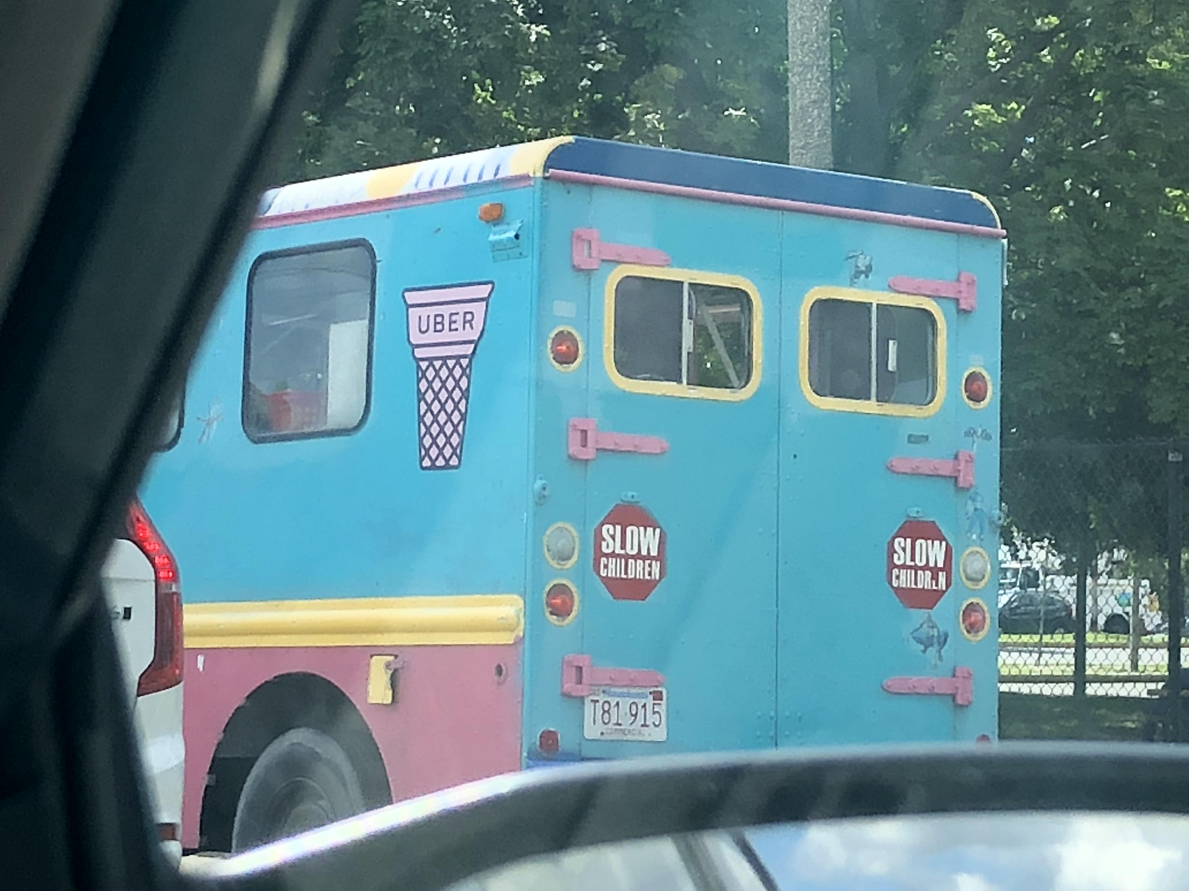 An Uber ice cream truck r/mildlyinteresting