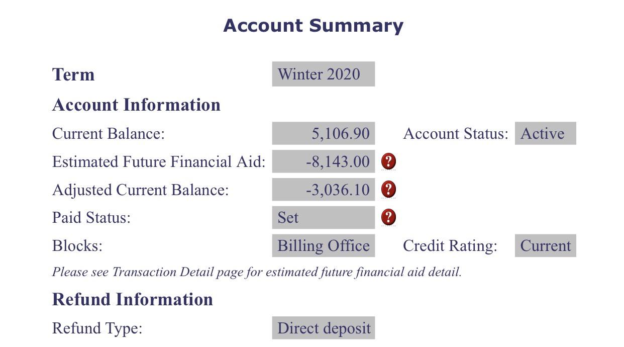 Will I still get my FAFSA refund with a “Block” on my BARC? Stressed bc