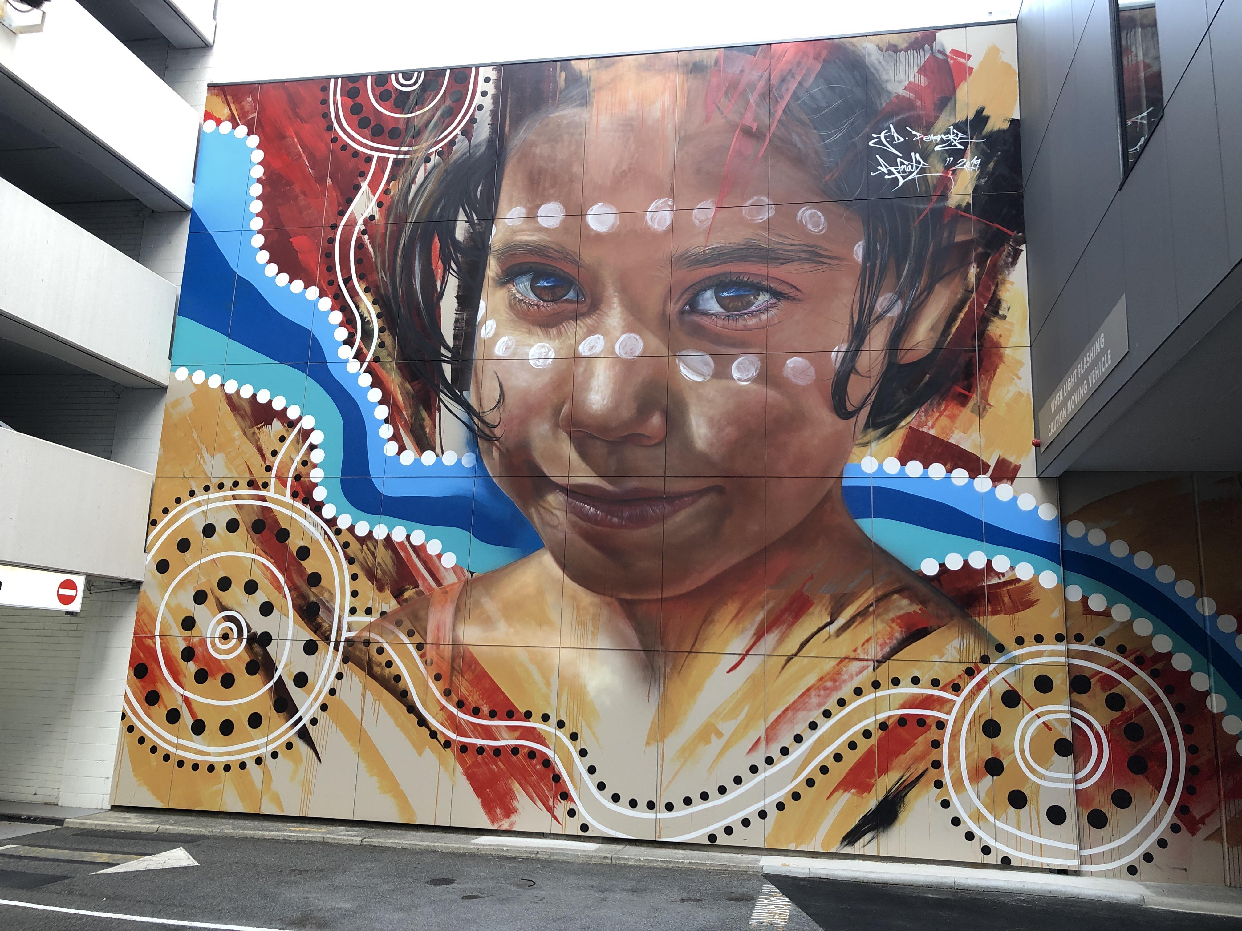 The mural is now complete. r/perth