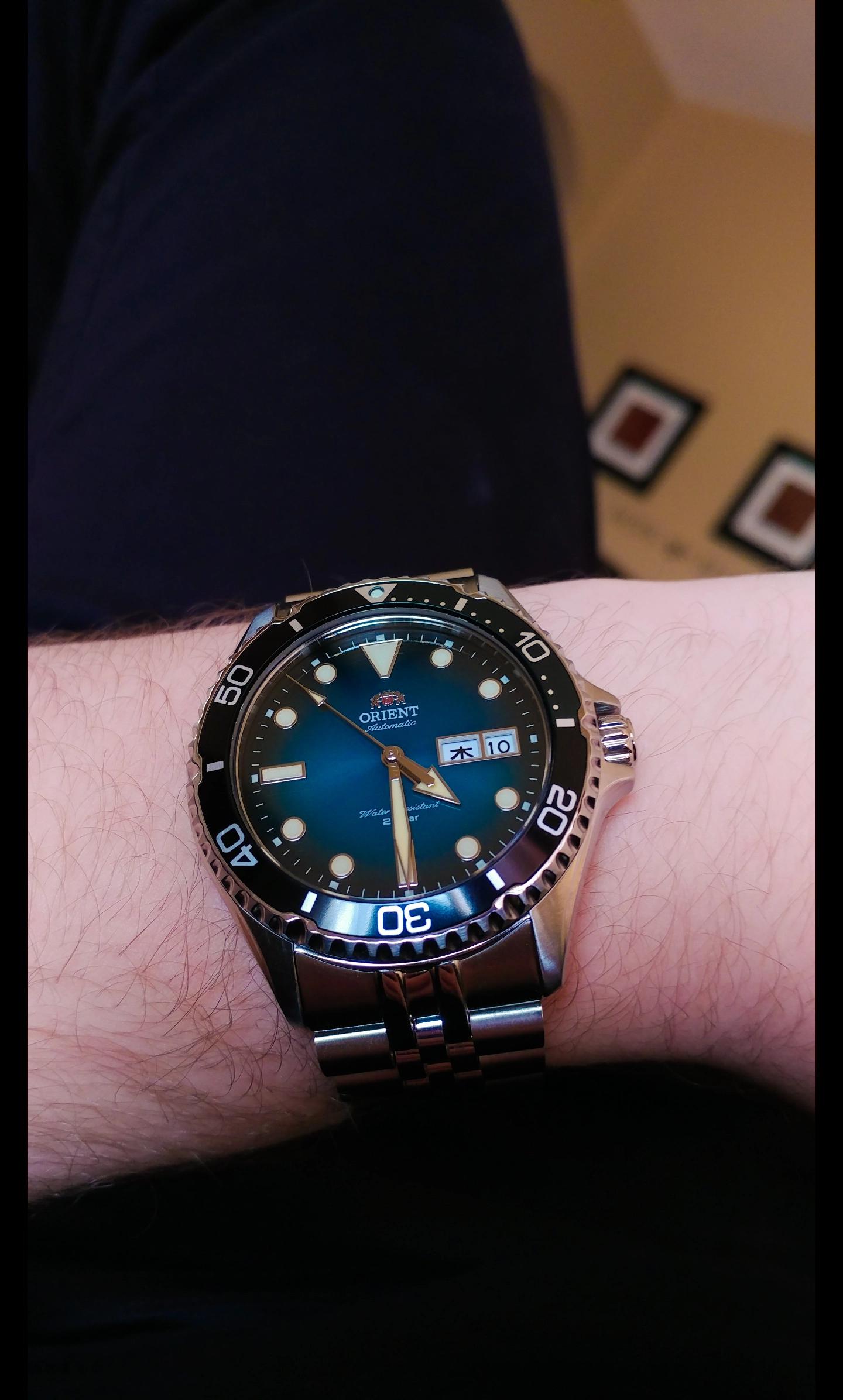 [Orient] Loving my JDM "Kamasu II" AA08 with the Strapcode SuperJ r