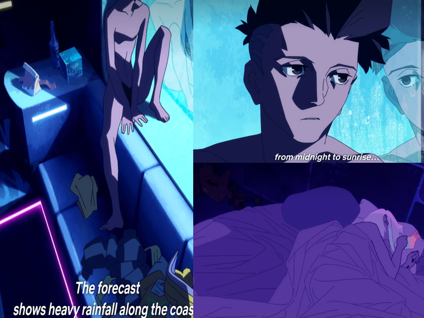 In Ep 6, David is unable to sleep, even with Lucy by his side. He's