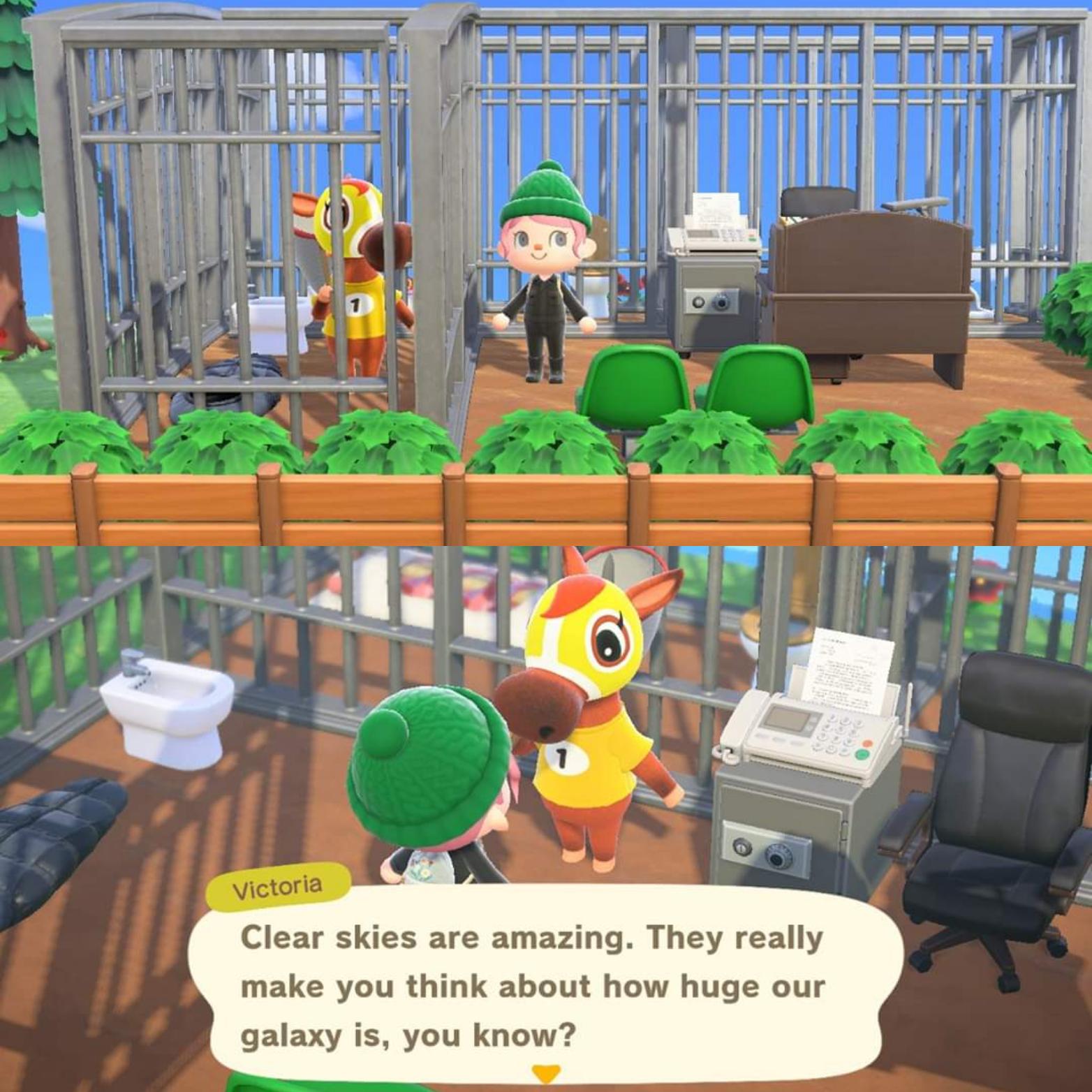 Locked Victoria in jail and when she got out she couldn't stop talking