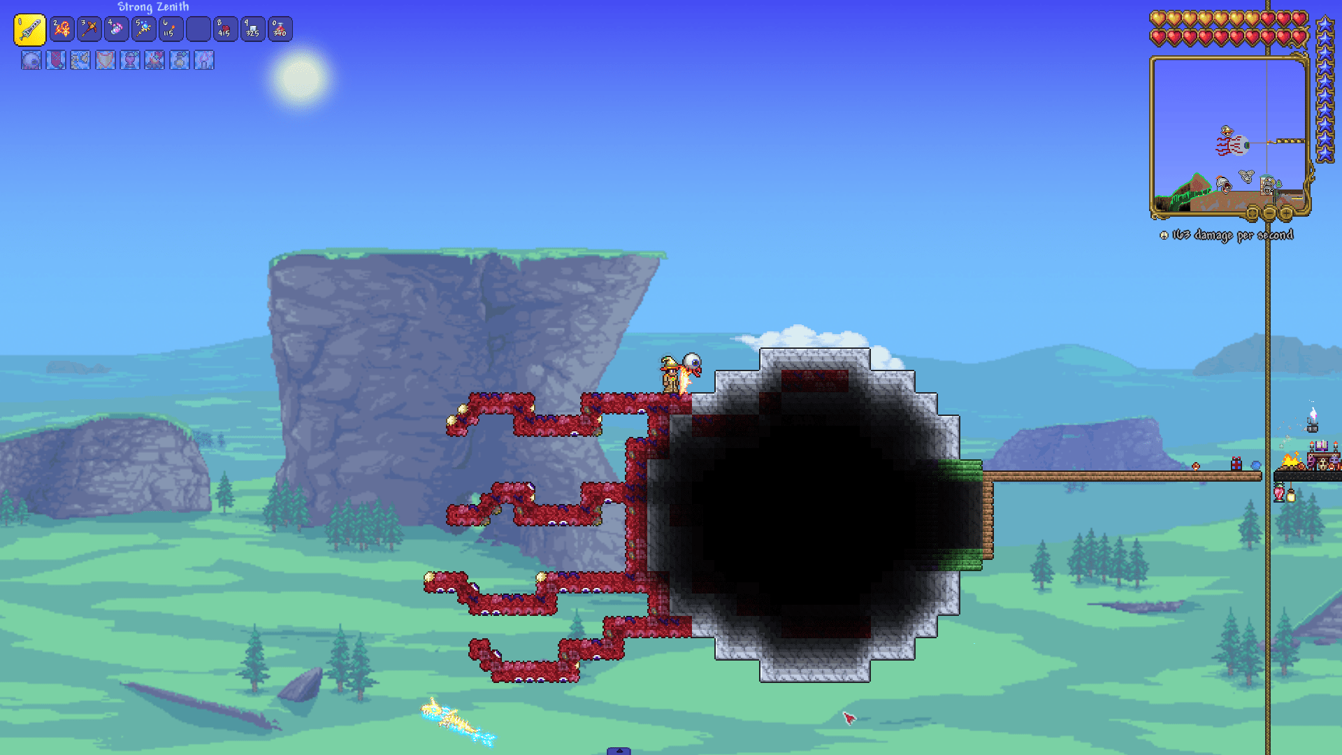 How to get rid of this black? r/Terraria