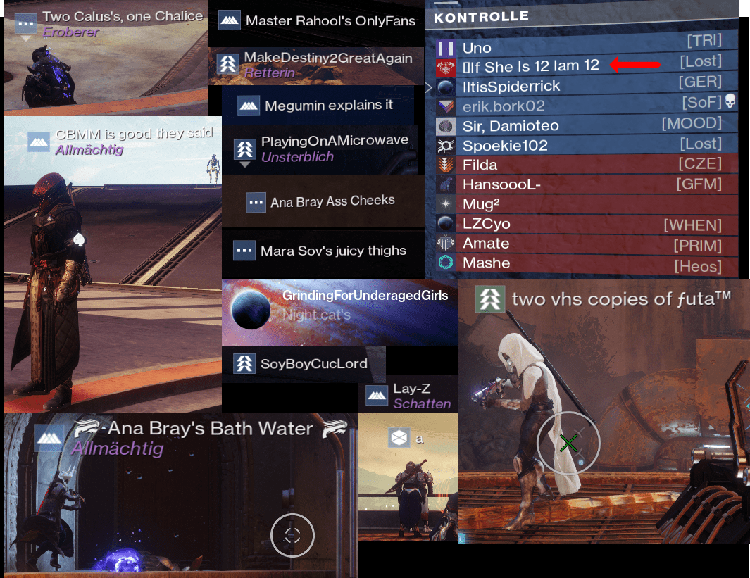 my small collection of steam usernames r/destinynames