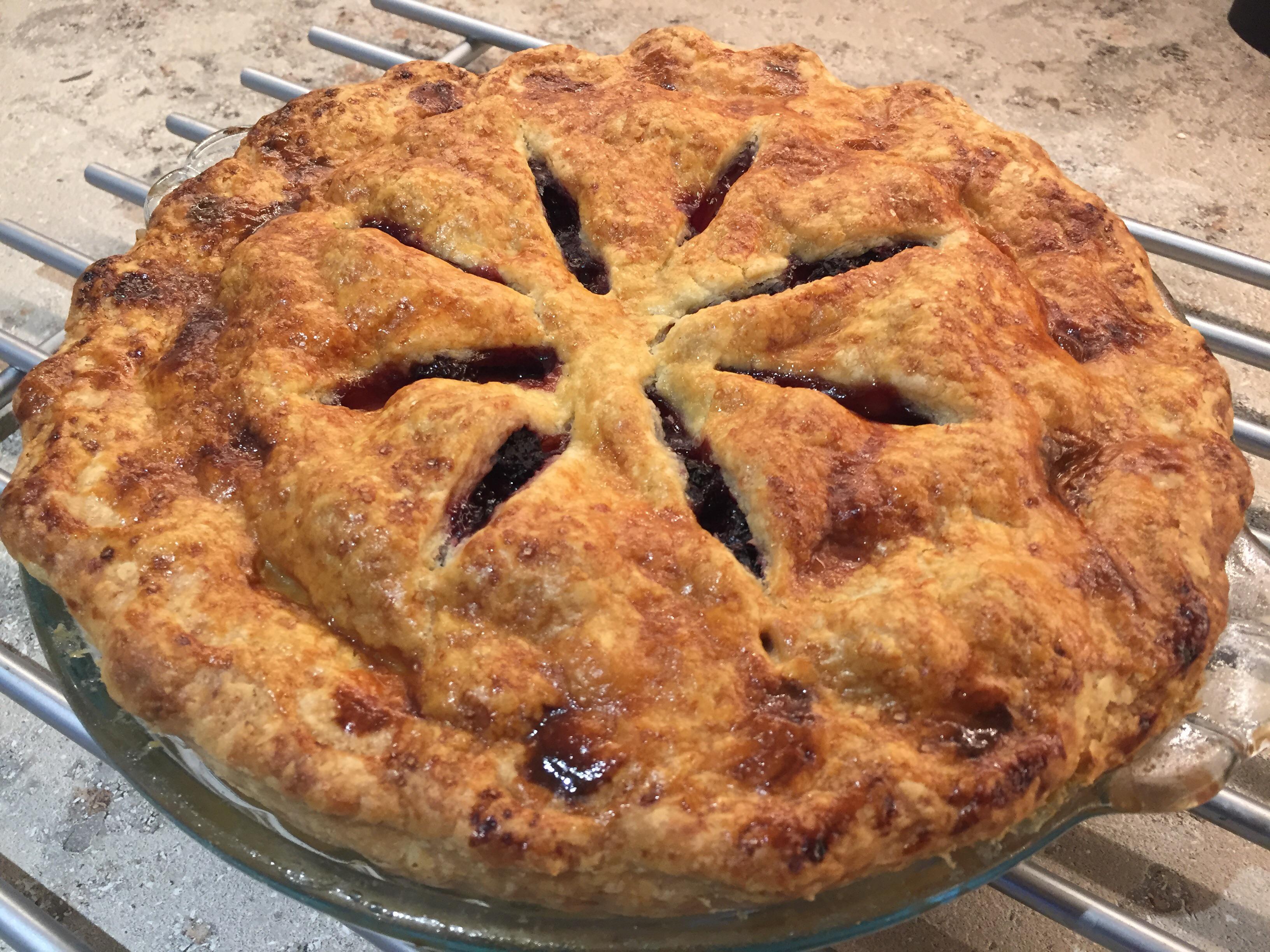 [homemade] apple and blackberry pie r/food