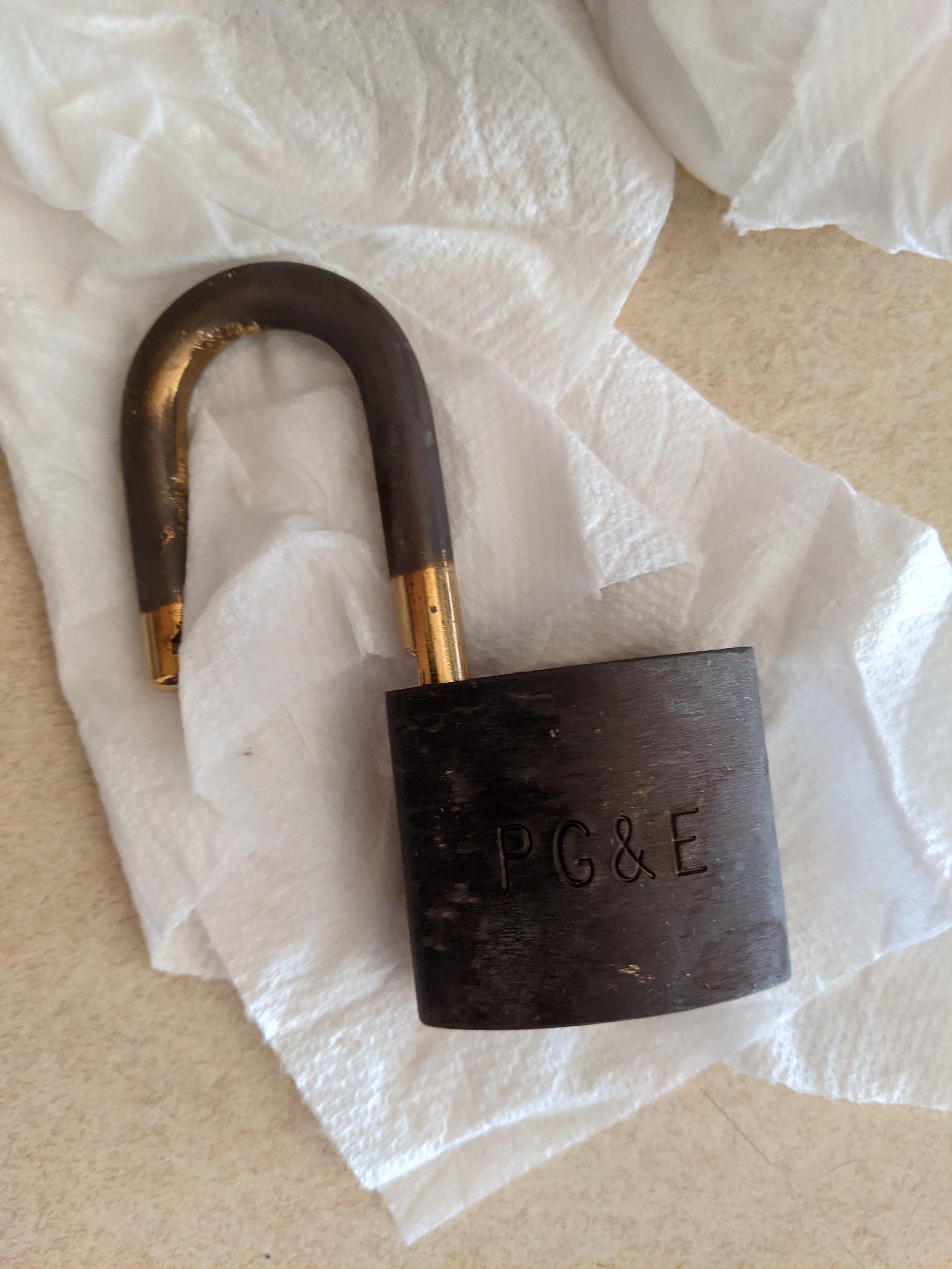 What is the best solution for cleaning locks with an ultrasonic cleaner