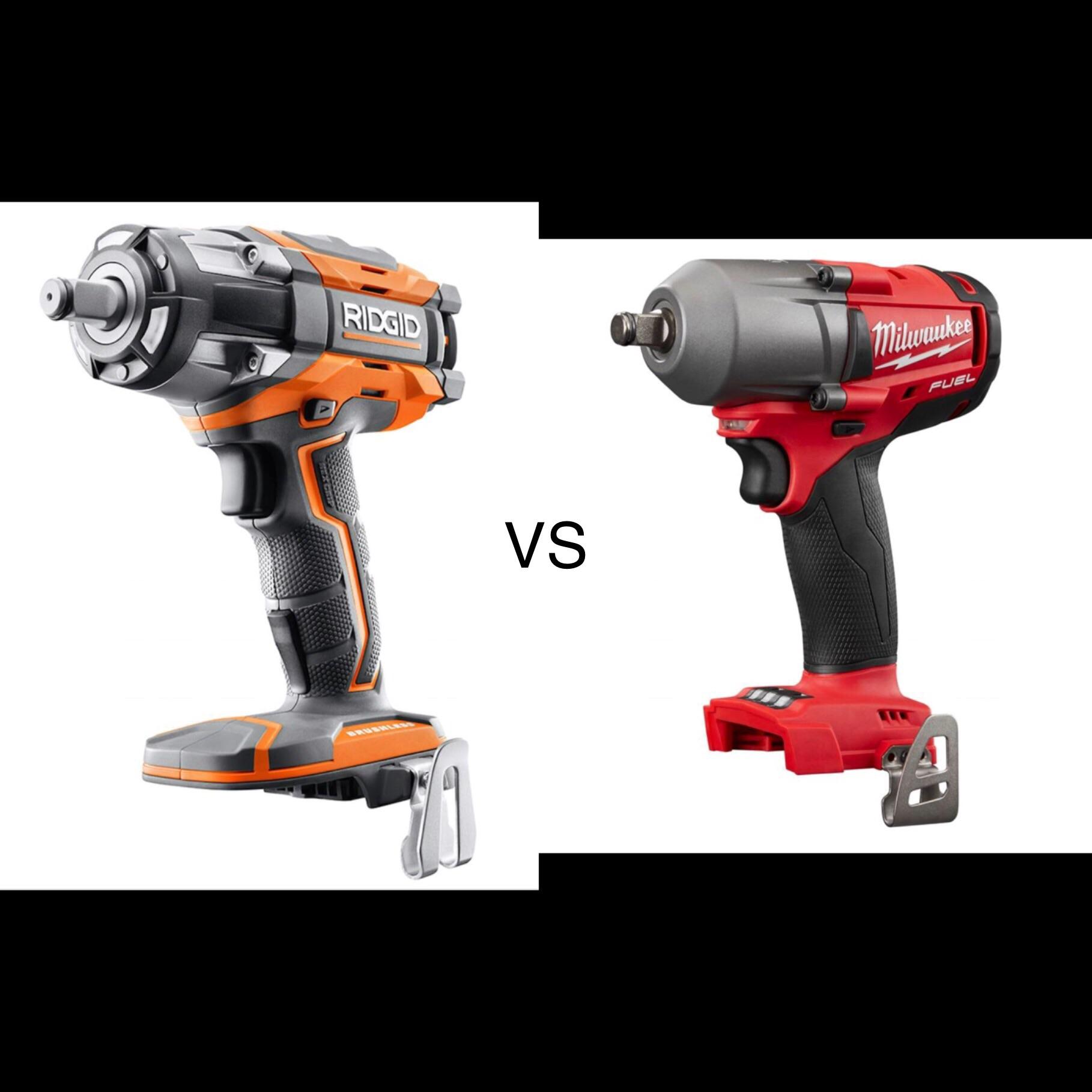Milwaukee Mid Torque(2861) vs Ridgid Gen5x Impact Wrench(R86011B