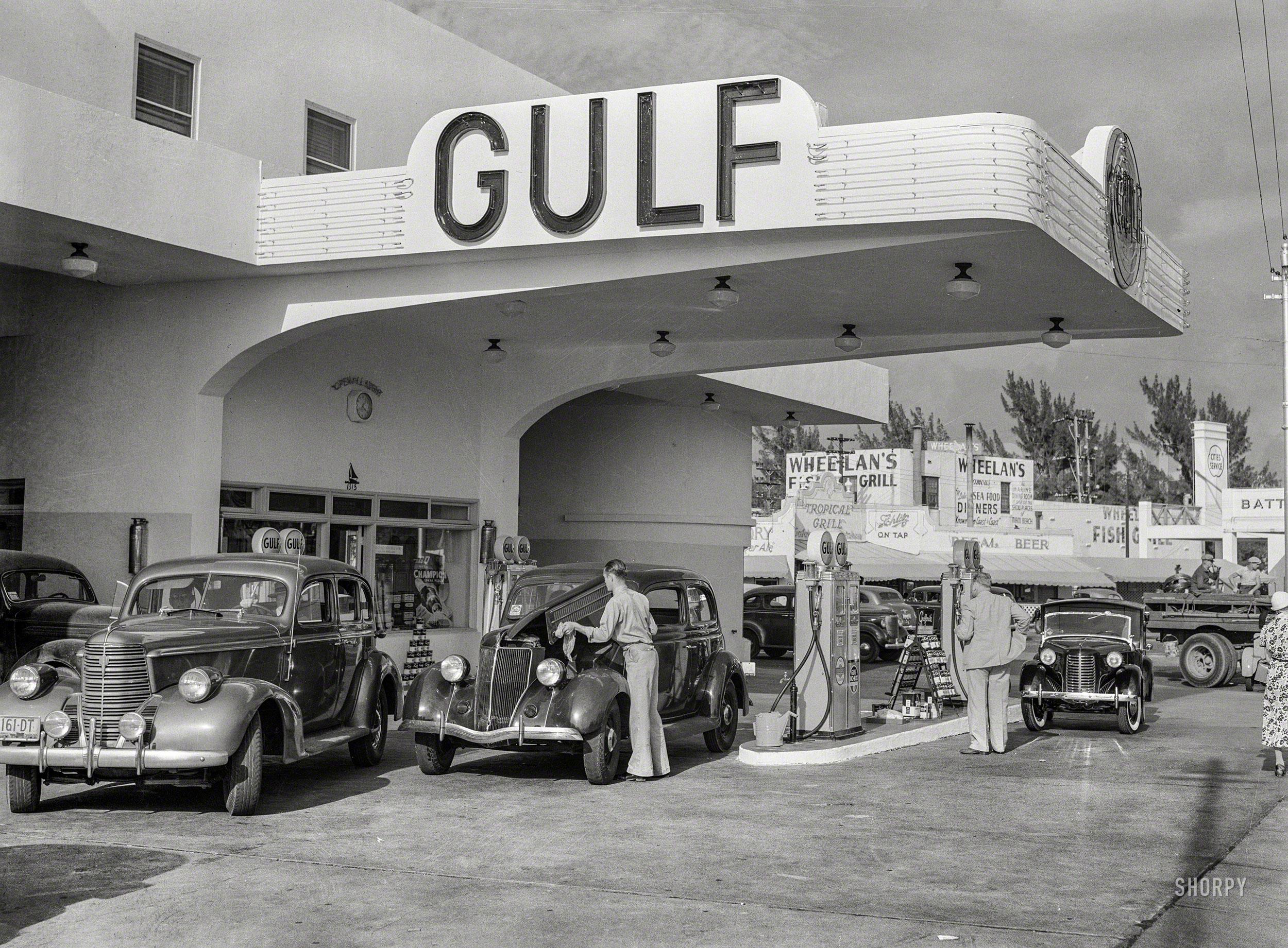 "Even the gas stations are on an elaborate scale, often modern in